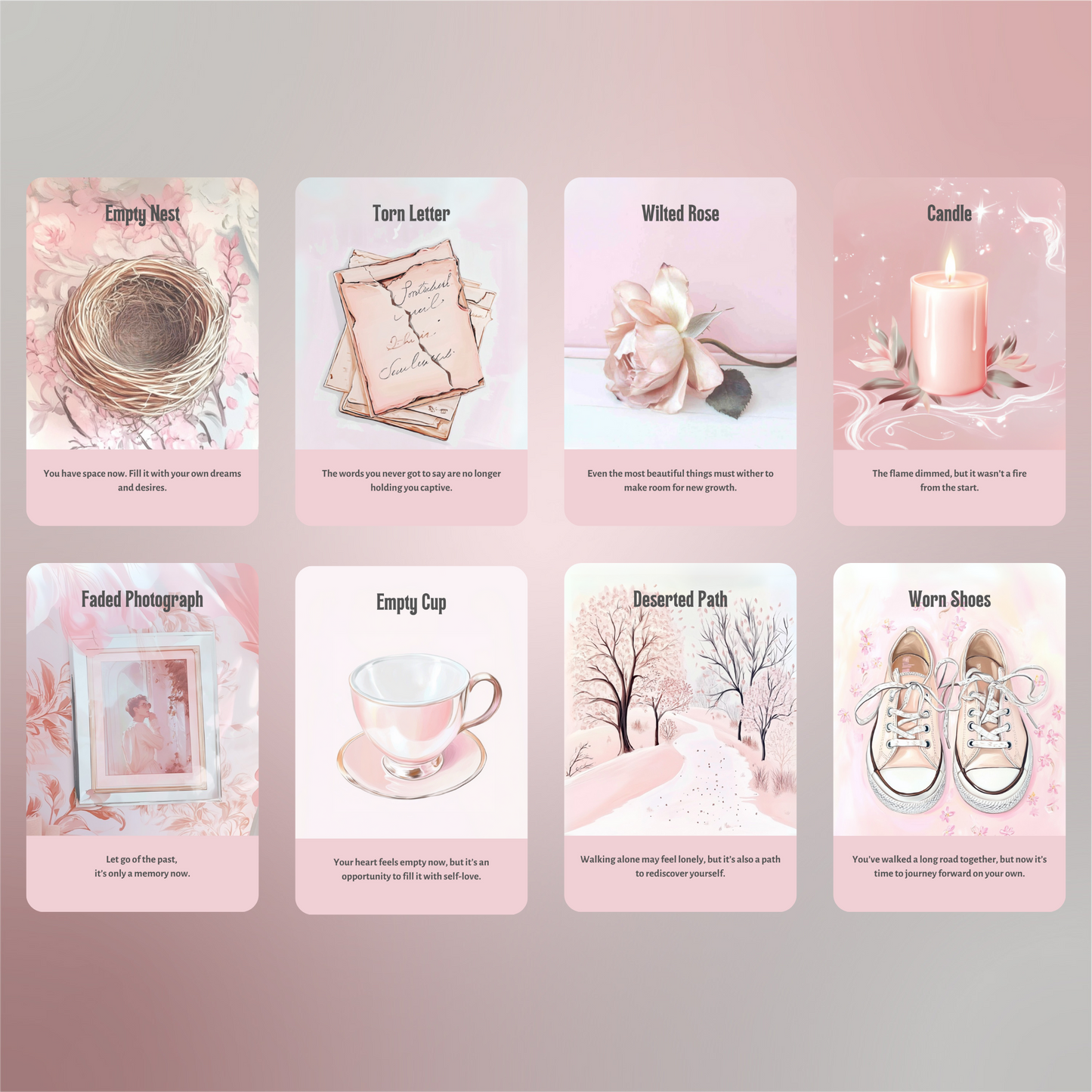 New!! Heartbreak Tarot and Oracle Bundle by Hattie Thorn. 2 Deck Special!