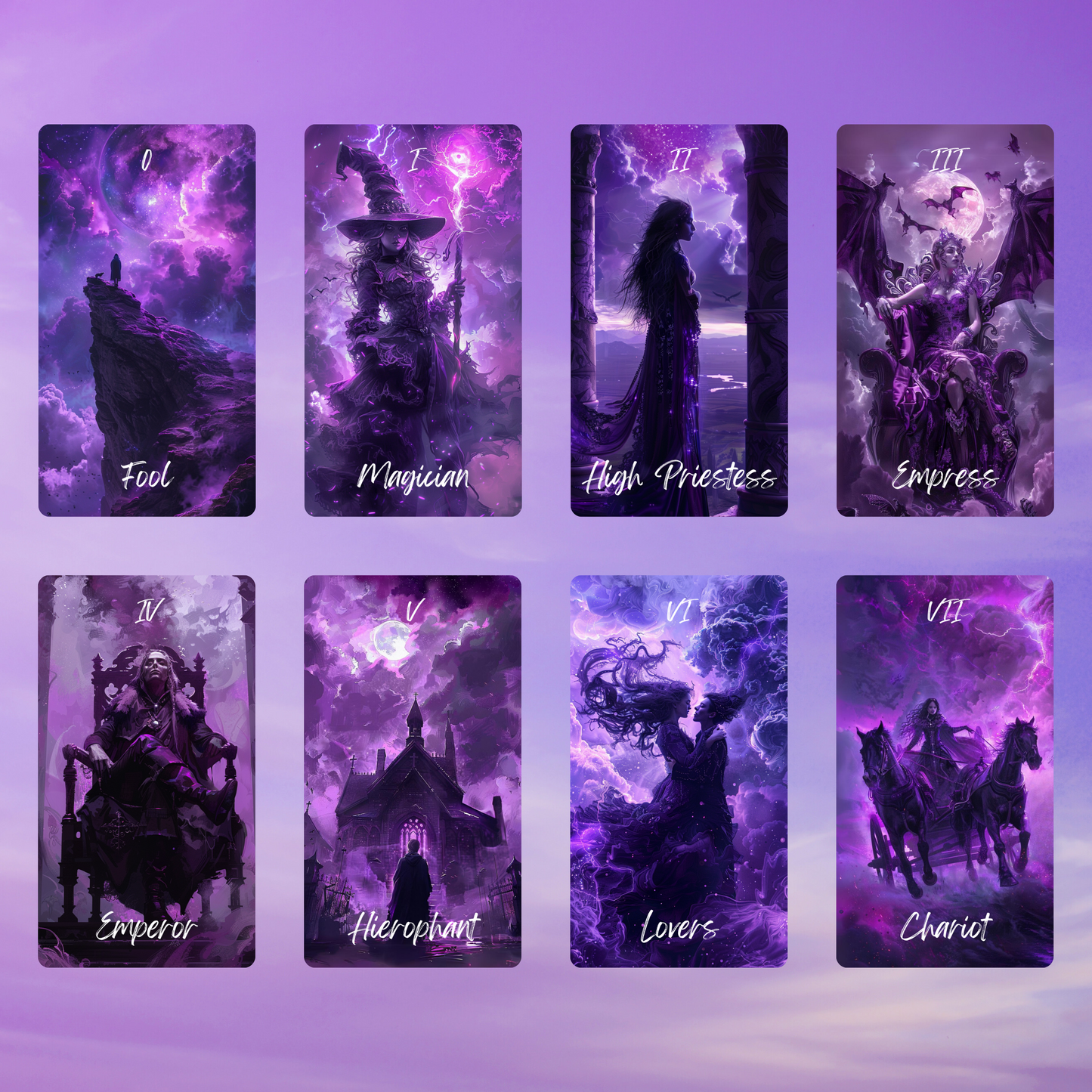 Cosmic Witch Tarot by Hattie Thorn. Original Design 78 Card Deck Based on Rider Waite including Cosmic Witch Tuck Box