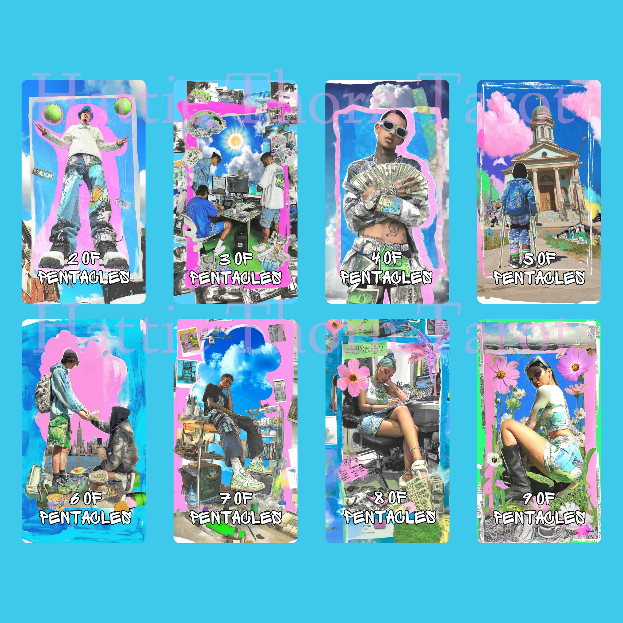 Street Prophets Tarot 🚧 Neon grit, graffiti wisdom, and city soul in every card.