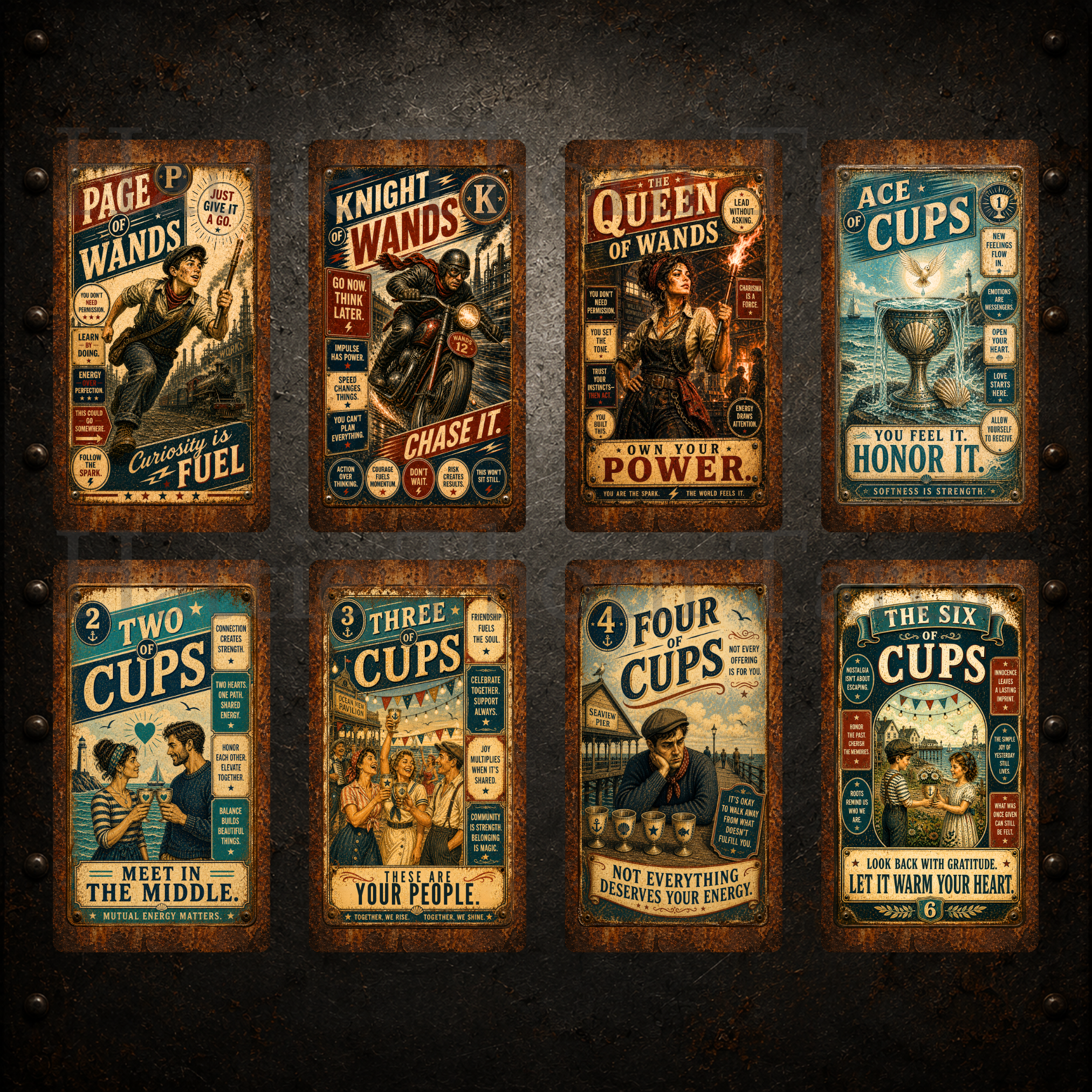 Forged in Truth Tarot ⚙️ Traditional wisdom. No-nonsense truth. Tarot messages in the style of times gone by.