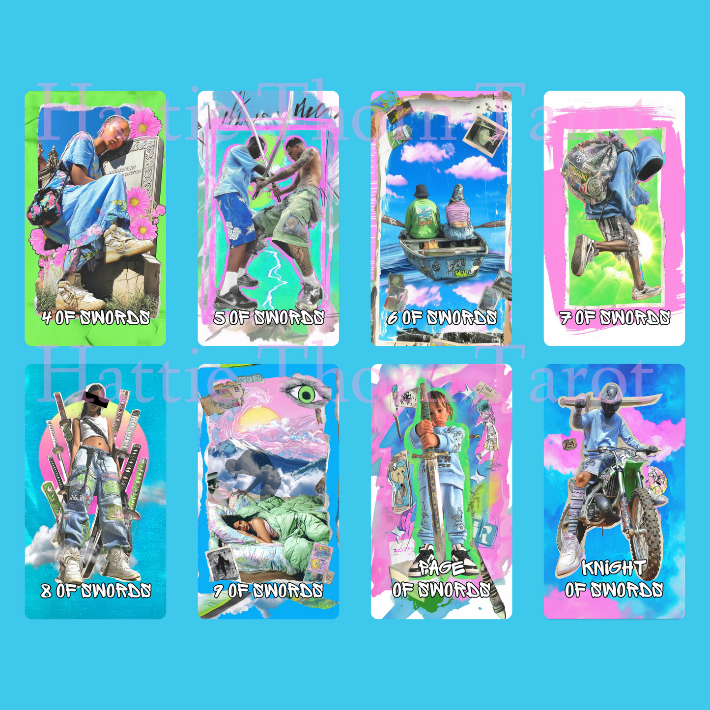 Street Prophets Tarot 🚧 Neon grit, graffiti wisdom, and city soul in every card.