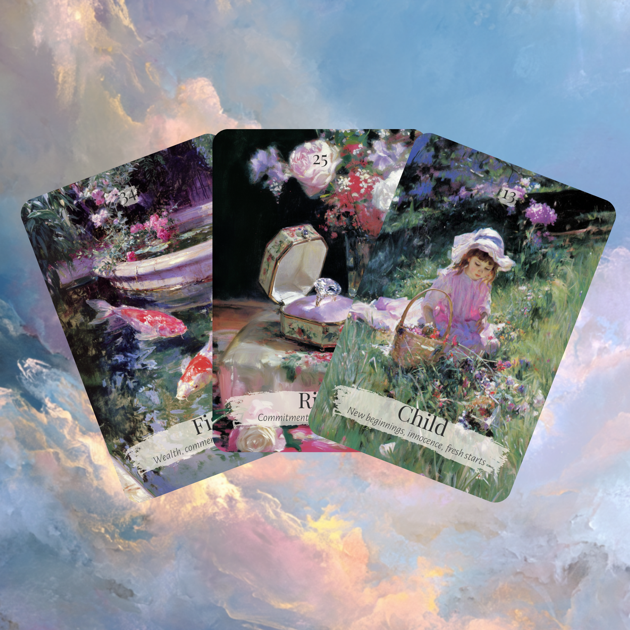 Belle Lumière Lenormand 🌤️ A 45 - card expanded Lenormand deck inspired by the romance and elegance of the Belle Époque - Hattie Thorn Tarot