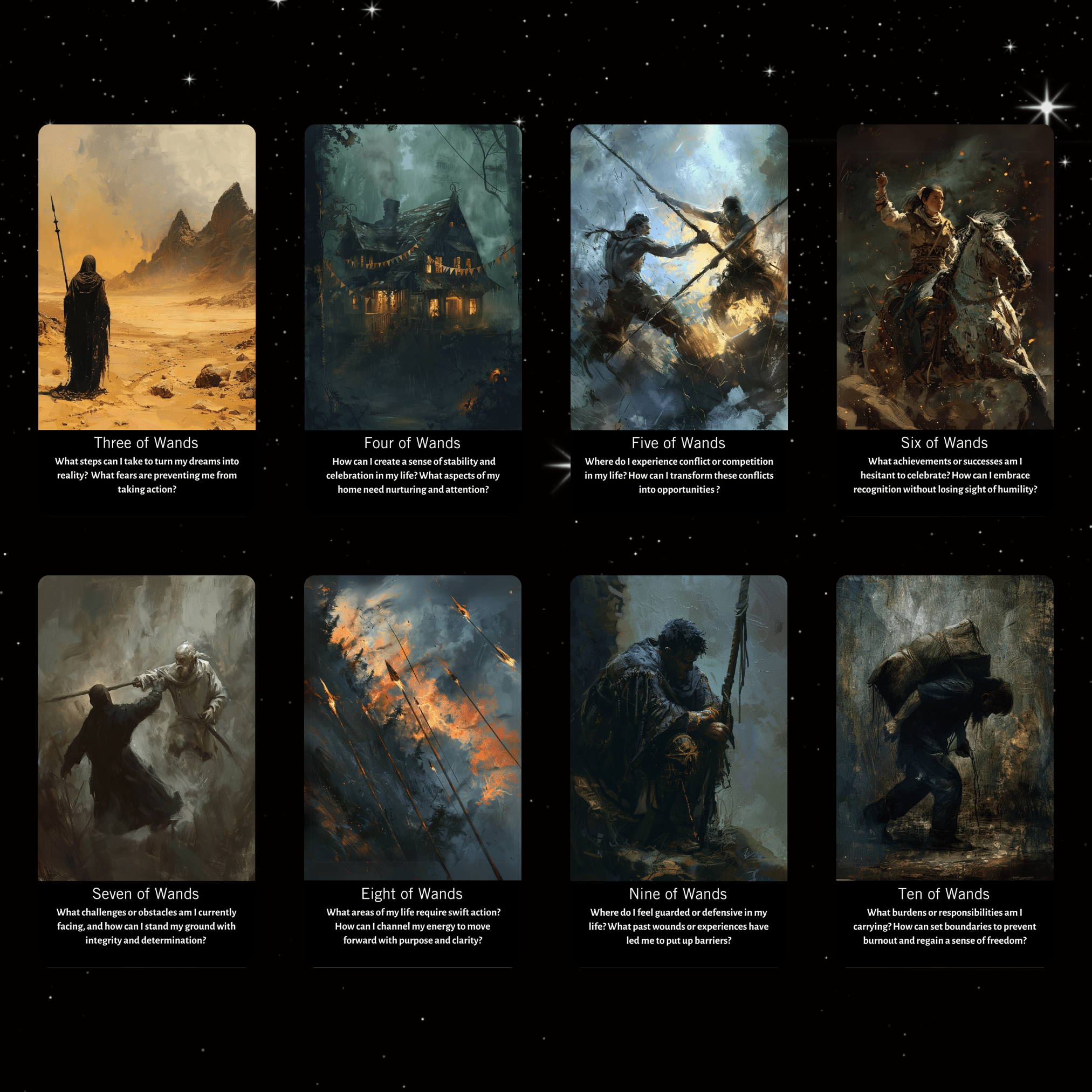 Inner Shadows Tarot 🌘 A shadow work tarot deck for self - discovery, transformation, and healing - Hattie Thorn Tarot