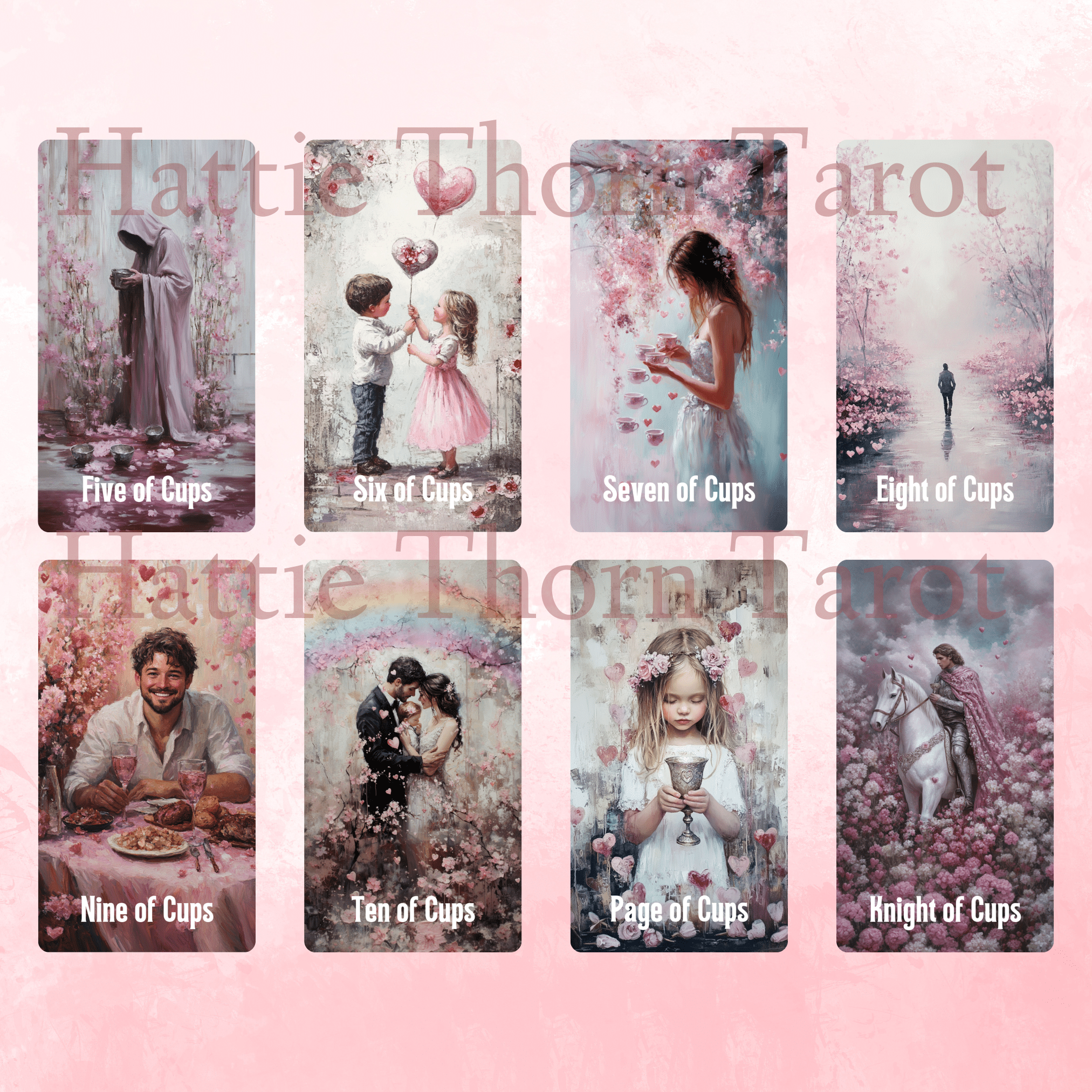 Lovers' Path Tarot 💖 A 78 - card tarot deck exploring love, connection, and the soulful art of romance - Hattie Thorn Tarot
