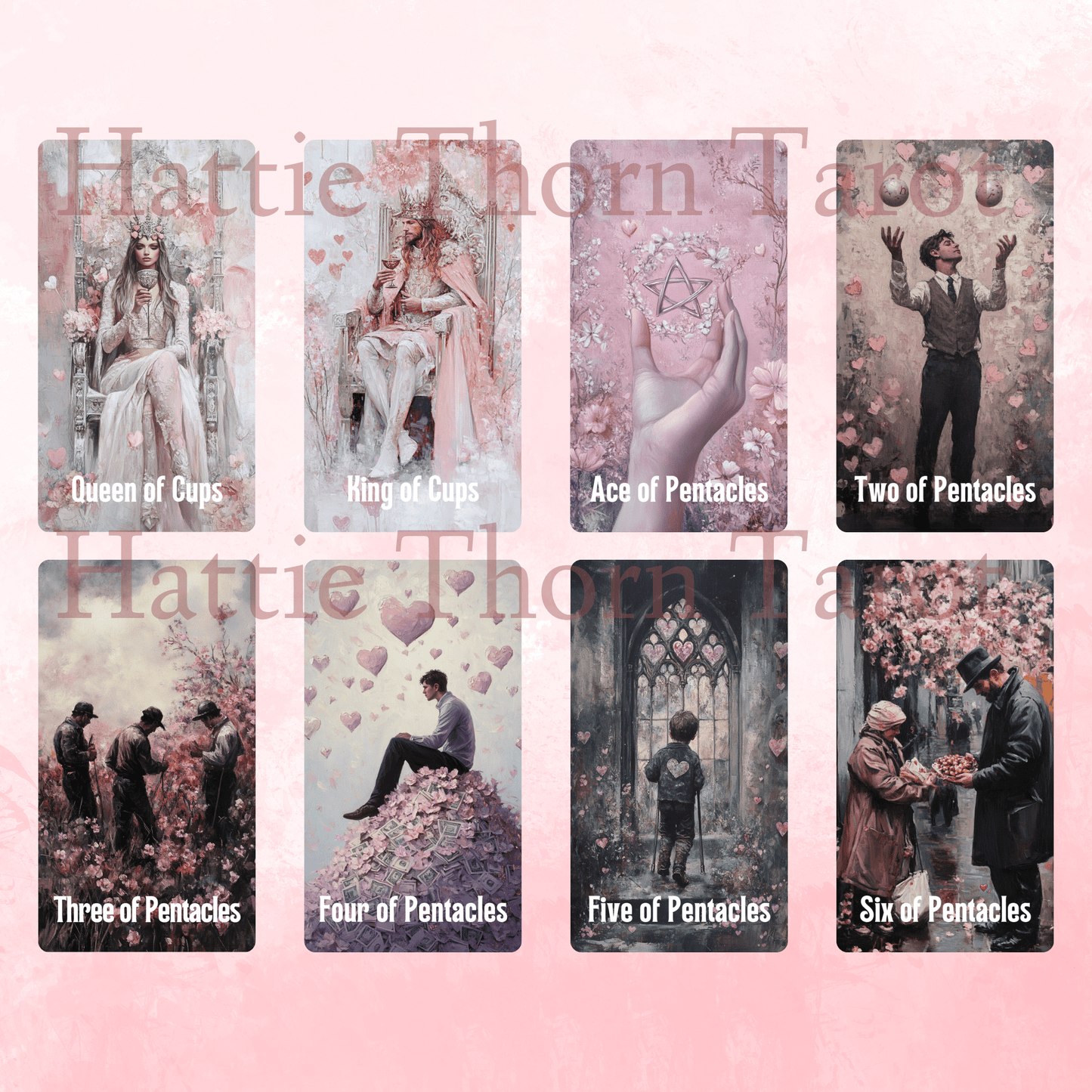Lovers' Path Tarot 💖 A 78 - card tarot deck exploring love, connection, and the soulful art of romance - Hattie Thorn Tarot