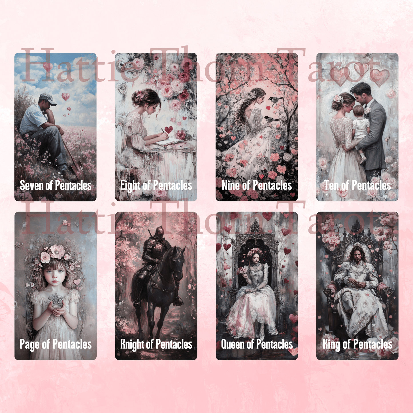 Lovers' Path Tarot 💖 A 78 - card tarot deck exploring love, connection, and the soulful art of romance - Hattie Thorn Tarot