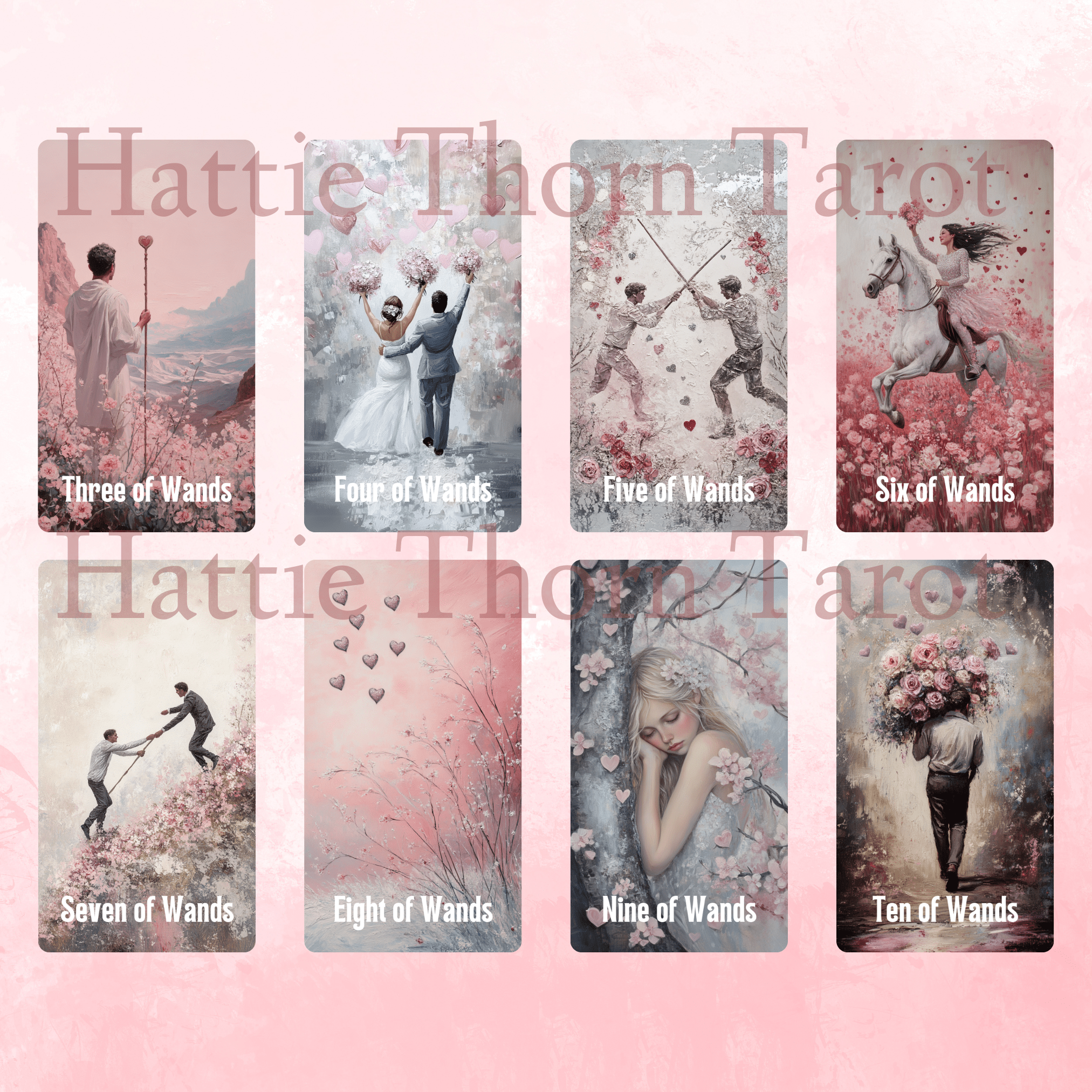 Lovers' Path Tarot 💖 A 78 - card tarot deck exploring love, connection, and the soulful art of romance - Hattie Thorn Tarot