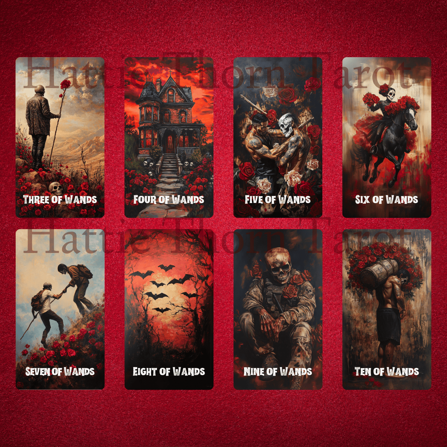 Memento Mori Tarot 🌺 A vivid 78 - card tarot deck honouring life, death, and ancestral connection - Hattie Thorn Tarot