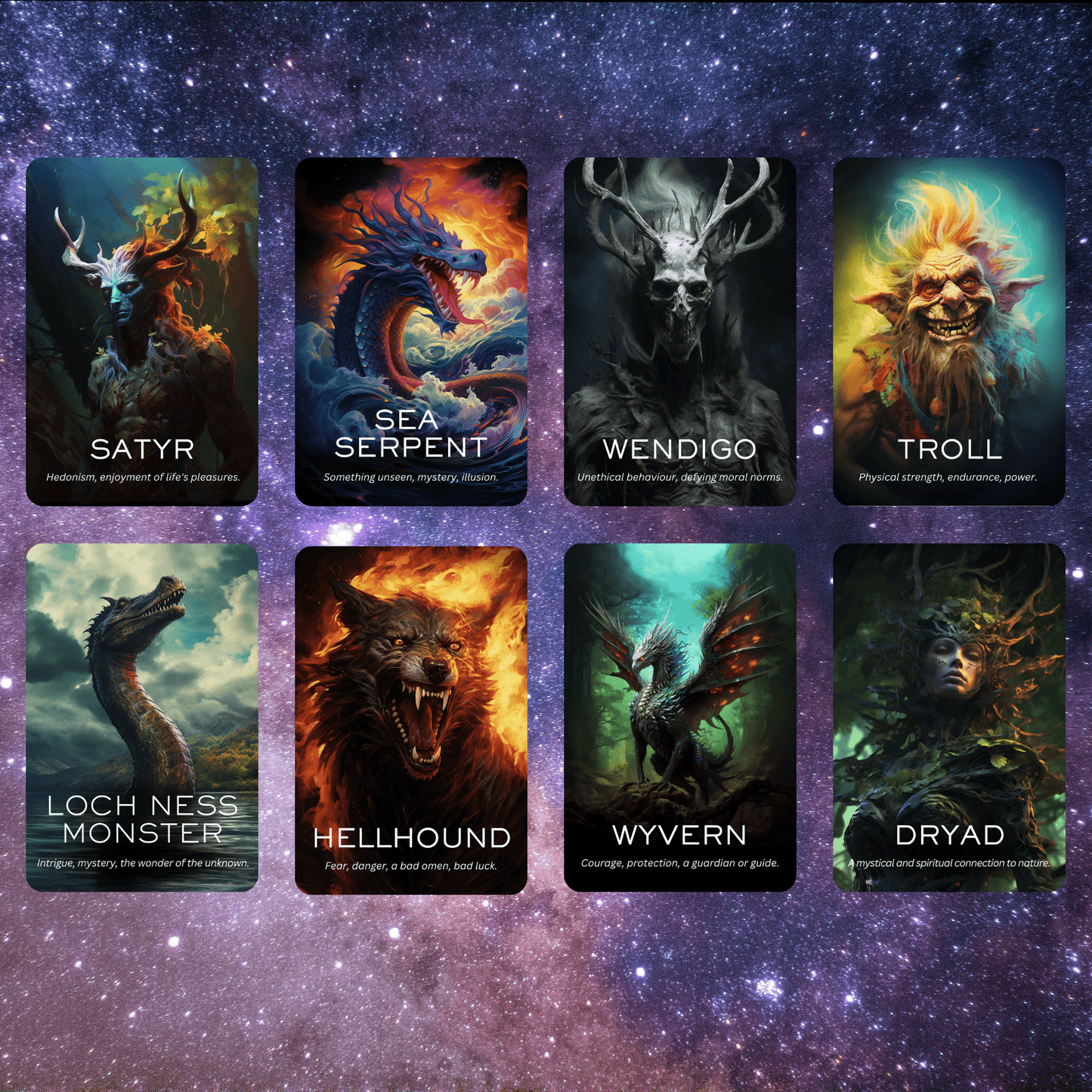 Myths & Monsters Oracle š Ancient legends. Hidden truths. One deck to summon them all. - Hattie Thorn Tarot