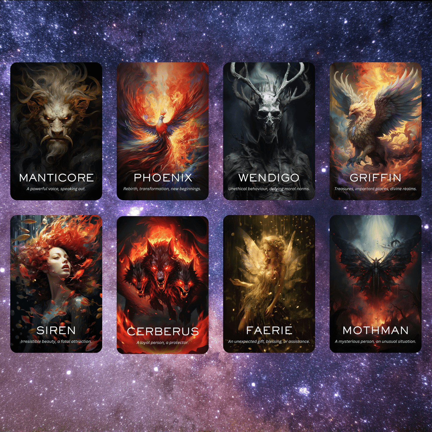 Myths & Monsters Oracle š Ancient legends. Hidden truths. One deck to summon them all. - Hattie Thorn Tarot