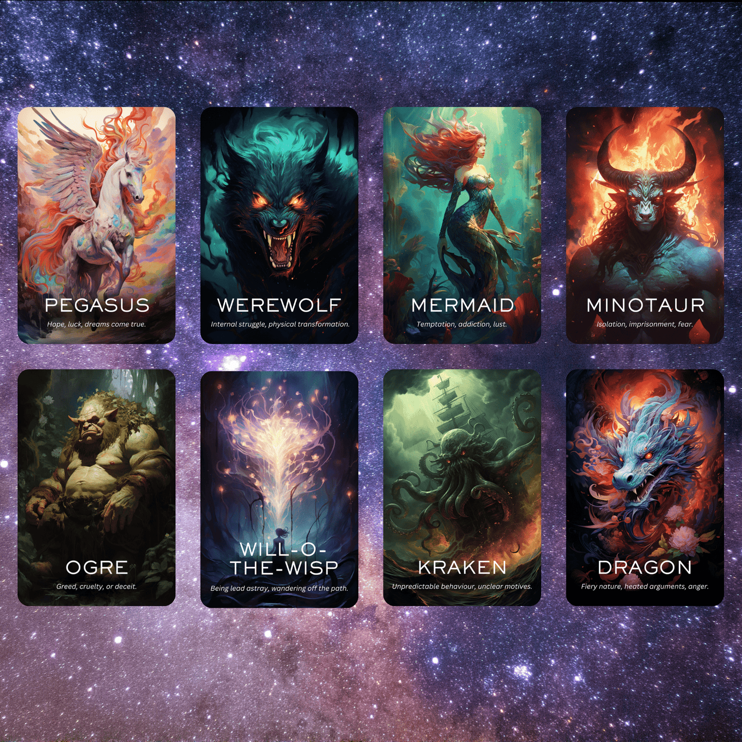 Myths & Monsters Oracle š Ancient legends. Hidden truths. One deck to summon them all. - Hattie Thorn Tarot