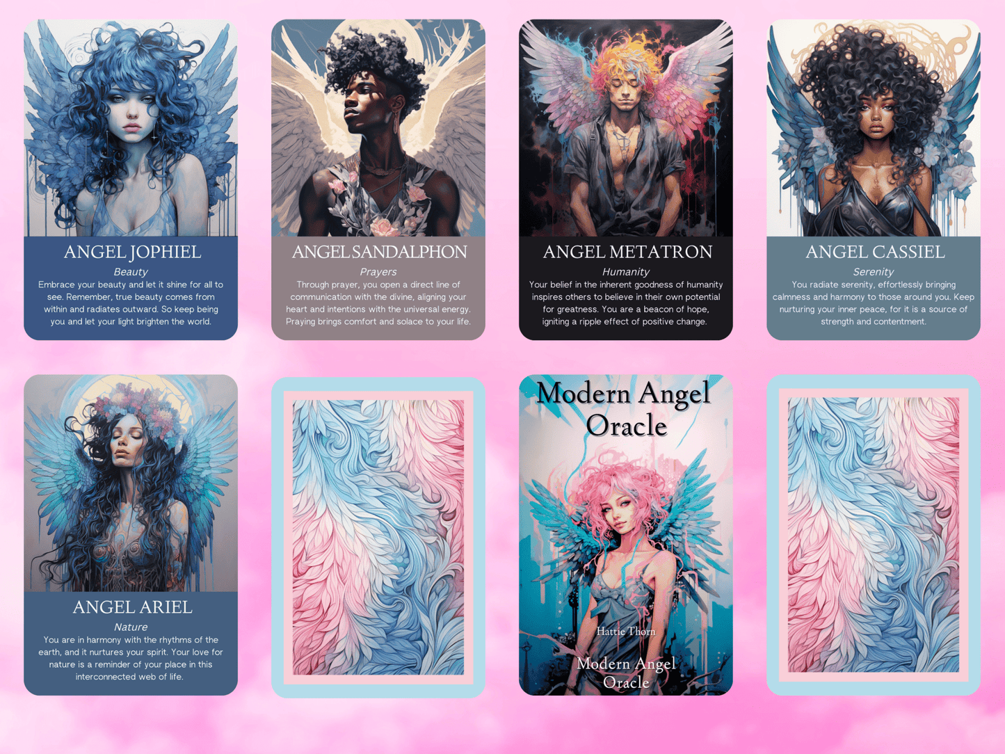 Retiring Soon! Modern Angel Oracle 🕊️ Heavenly wisdom with a modern voice — angelic guidance for everyday life. - Hattie Thorn Tarot