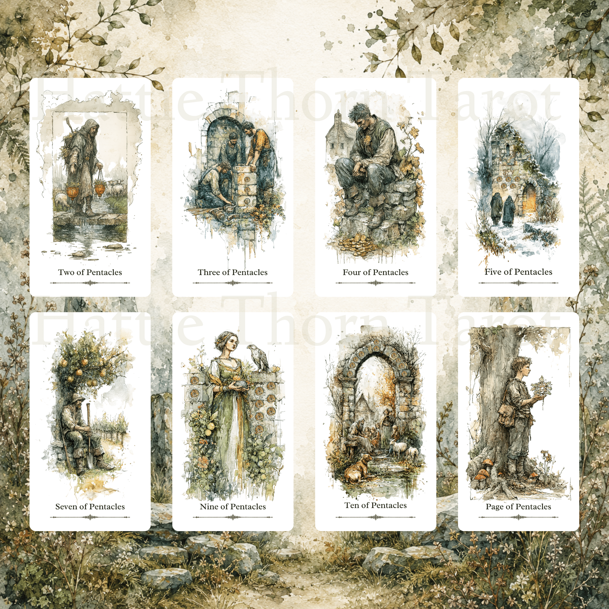 Sacred Isles Tarot 🐦⬛ ancient paths, forgotten legends, and timeless tarot wisdom woven through the wild landscapes of Britain. - Hattie Thorn Tarot