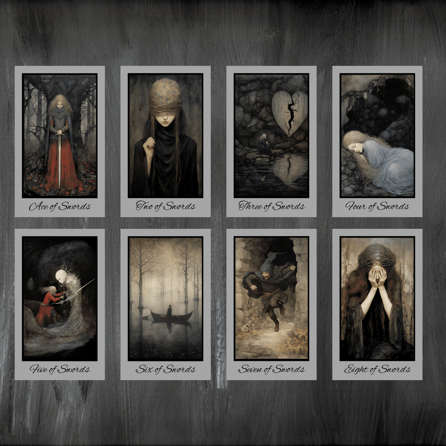 Shadow Fates Tarot š A 78 - card dark fantasy deck steeped in folklore, myth, and the wisdom of shadow - Hattie Thorn Tarot