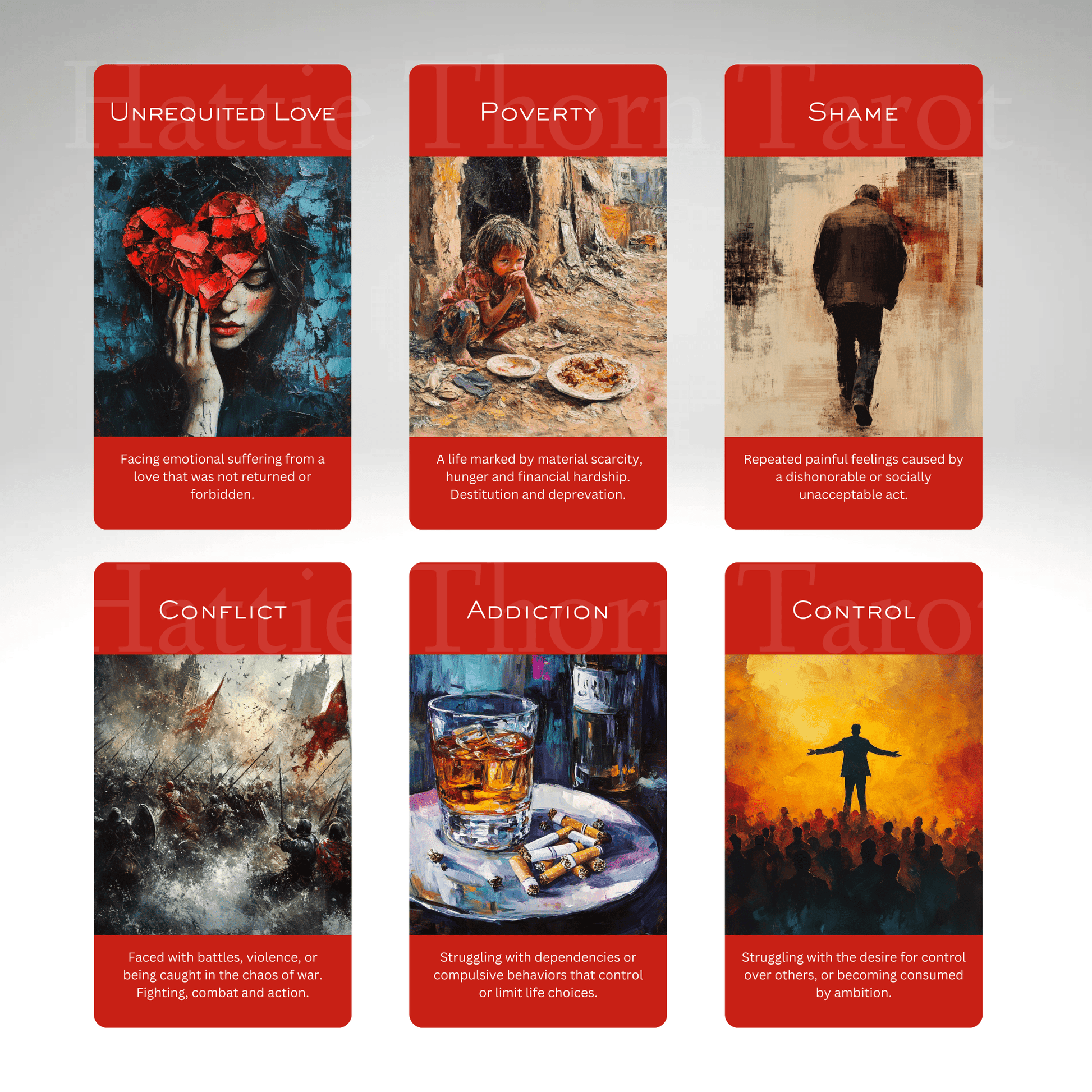 Soul's Journey Past Life Cards 🌌 A 120 - card past life reading deck to uncover karmic lessons, unresolved stories, and soul - level truths - Hattie Thorn Tarot