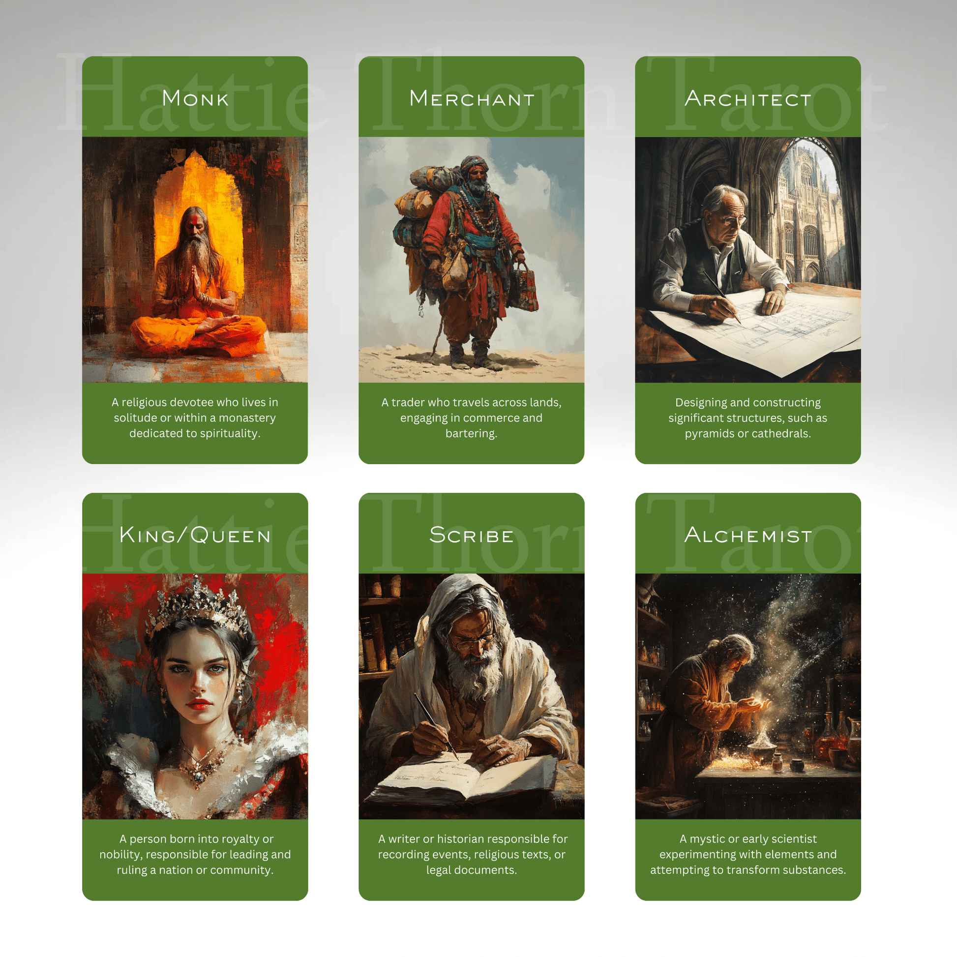 Soul's Journey Past Life Cards 🌌 A 120 - card past life reading deck to uncover karmic lessons, unresolved stories, and soul - level truths - Hattie Thorn Tarot