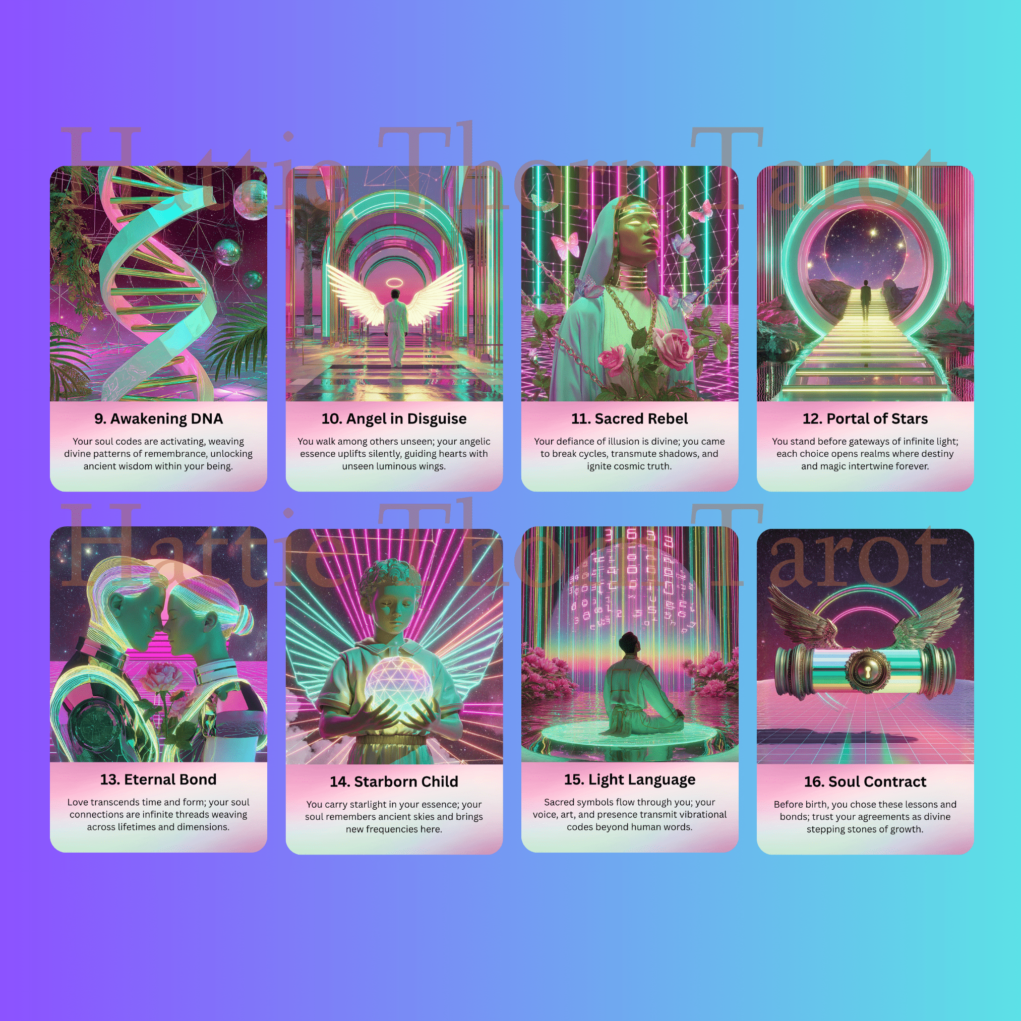 ✨ Starborn Oracle — A Celestial Gateway of Light & Remembrance ✨ - Hattie Thorn Tarot