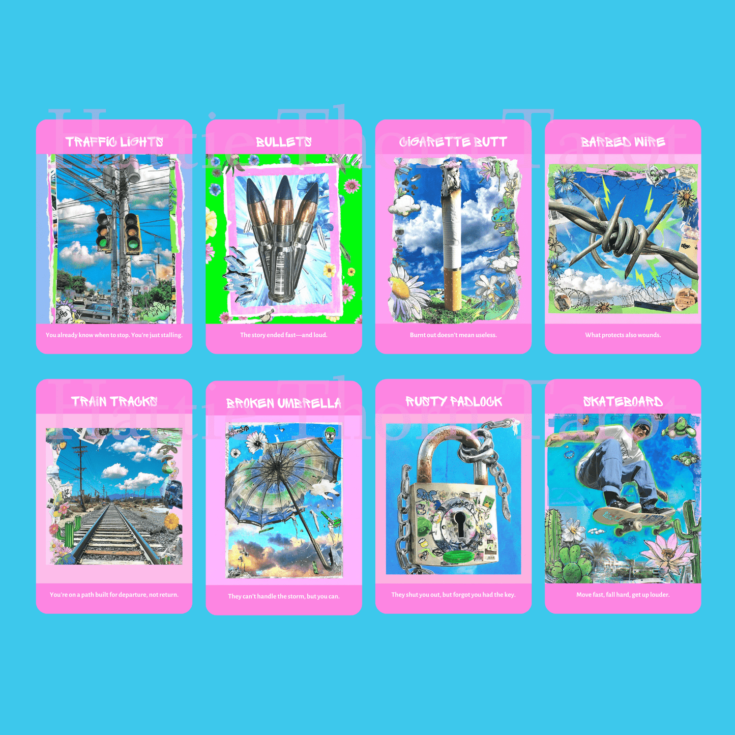 Street Prophets Oracle 🚧 Street signs, pigeons, bottle caps, and blunt wisdom from the sidewalks. - Hattie Thorn Tarot