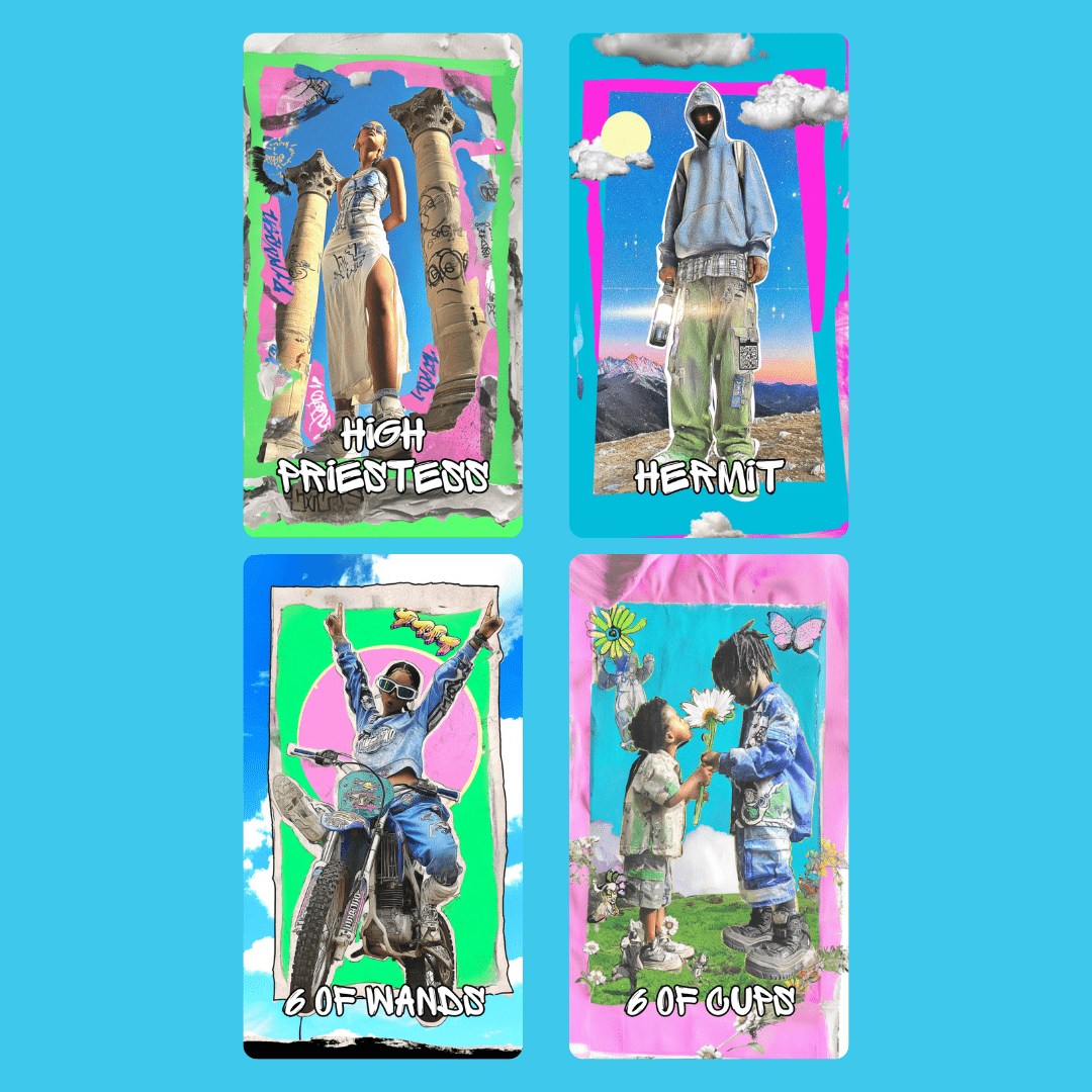 Street Prophets Tarot 🚧 Neon grit, graffiti wisdom, and city soul in every card. - Hattie Thorn Tarot