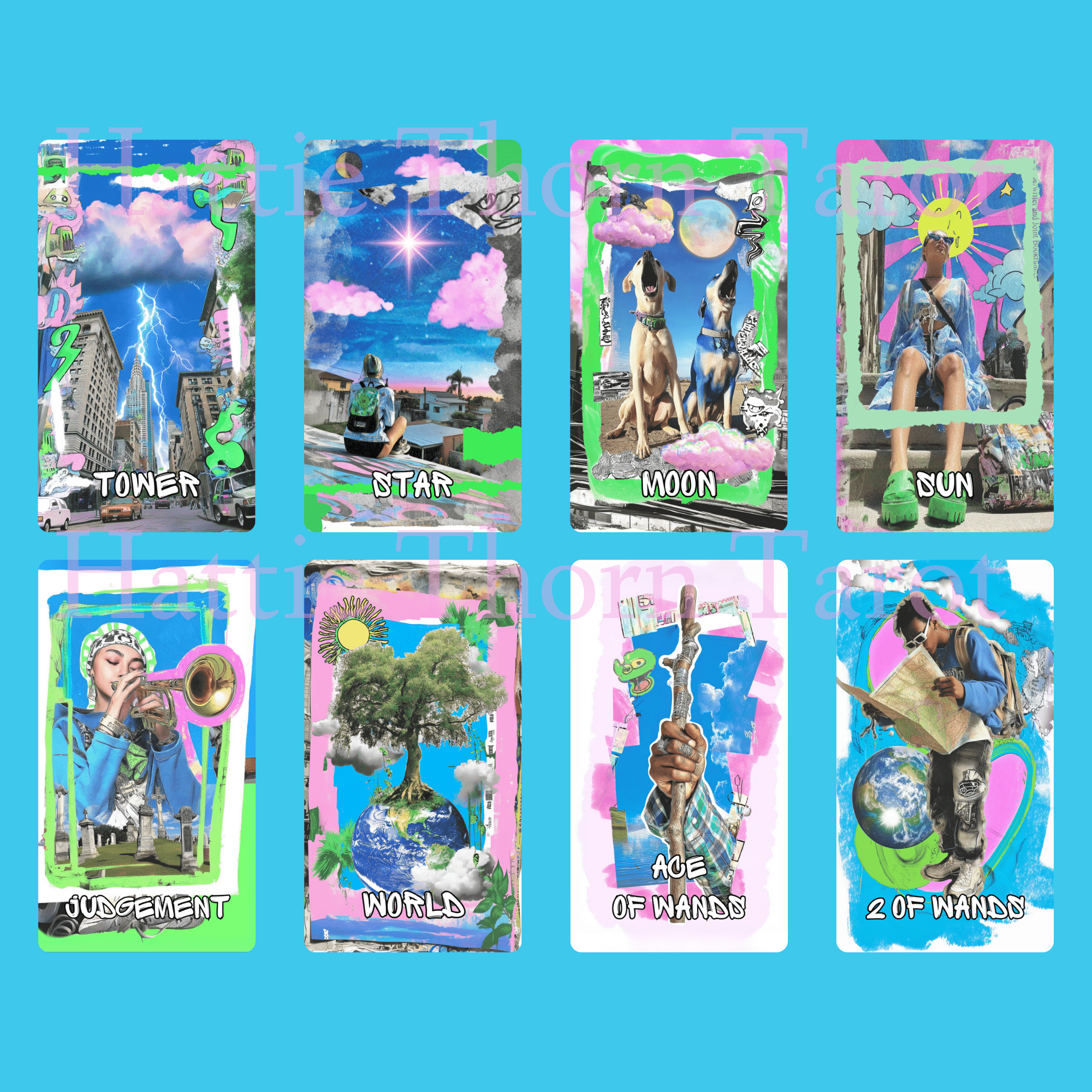Street Prophets Tarot & Oracle Bundle 🚧 Two decks. One voice. All the streetwise prophecy you need. - Hattie Thorn Tarot