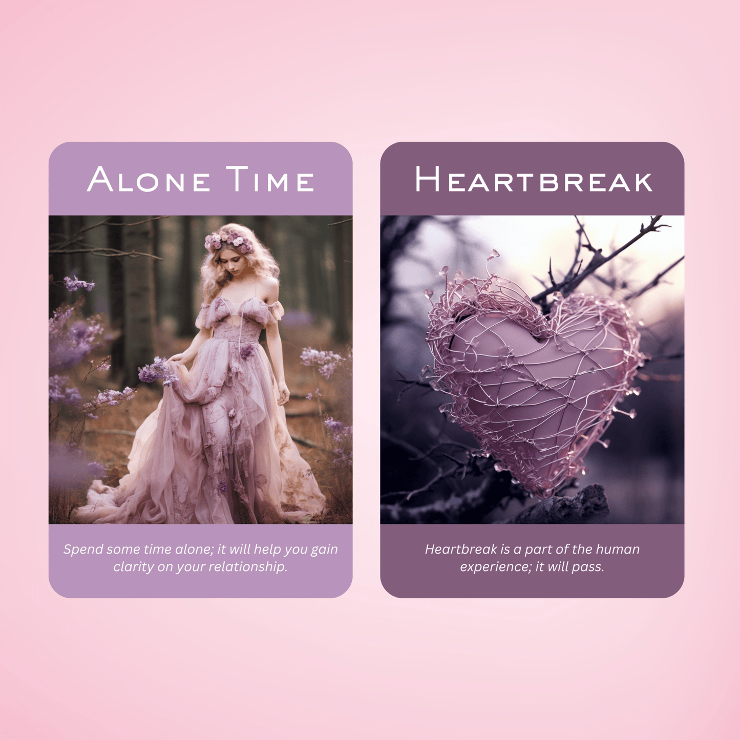 The Romance and Love Oracle š Unlock the secrets of the heart with this soulful 50 - card love oracle. - Hattie Thorn Tarot