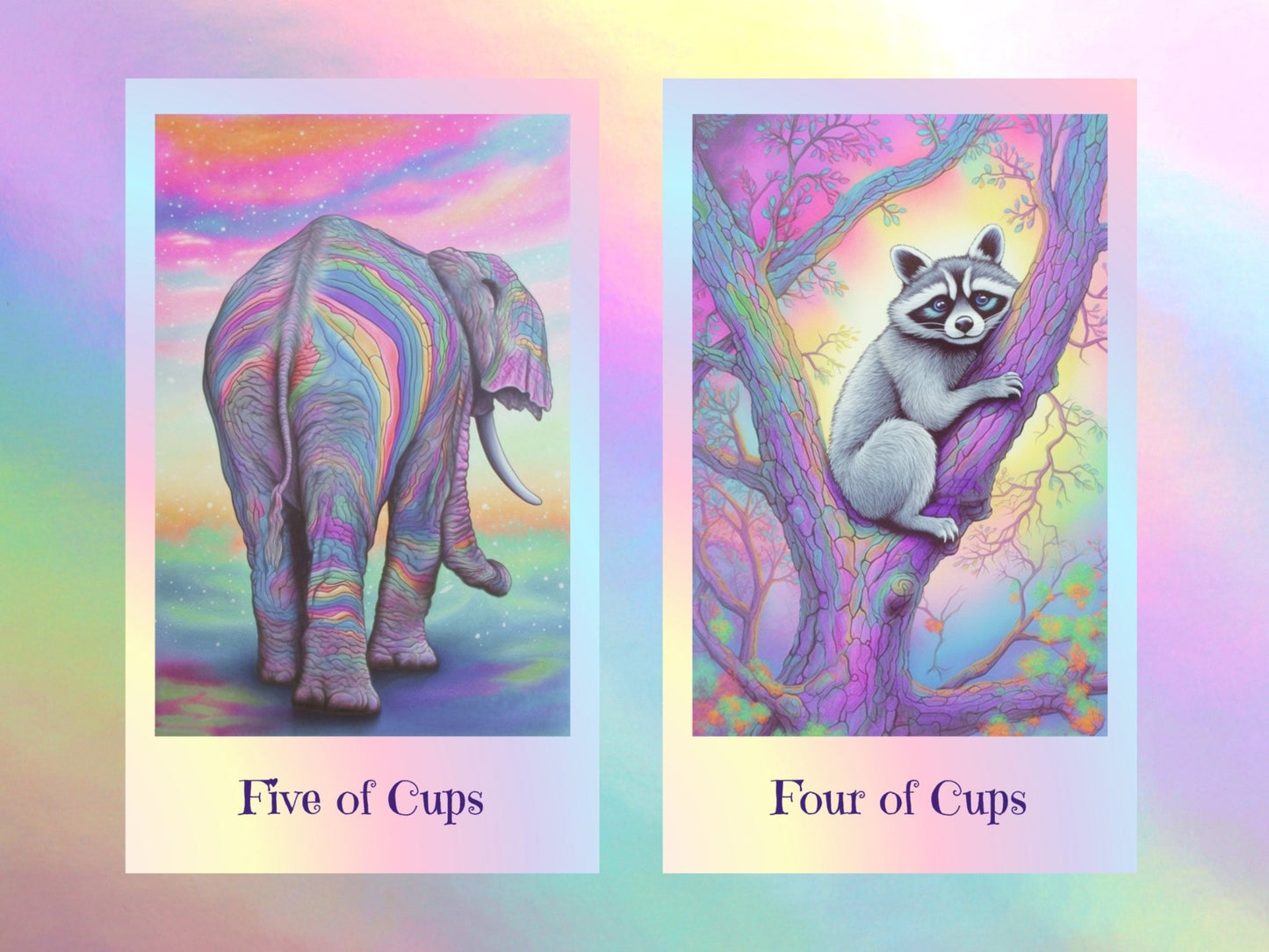 Retiring Soon! Sugar and Spice Tarot 🍭 A candy - coloured twist on classic tarot, sprinkled with charm and animal magic. - Hattie Thorn Tarot
