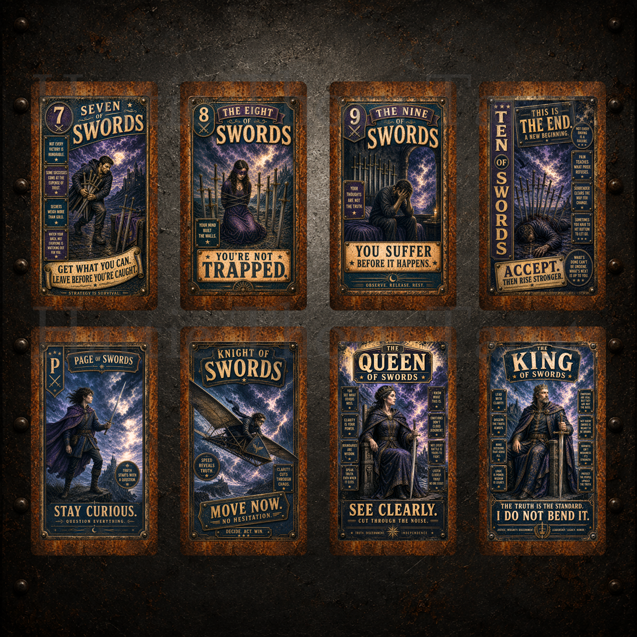 Forged in Truth Tarot ⚙️ Traditional wisdom. No-nonsense truth. Tarot messages in the style of times gone by.