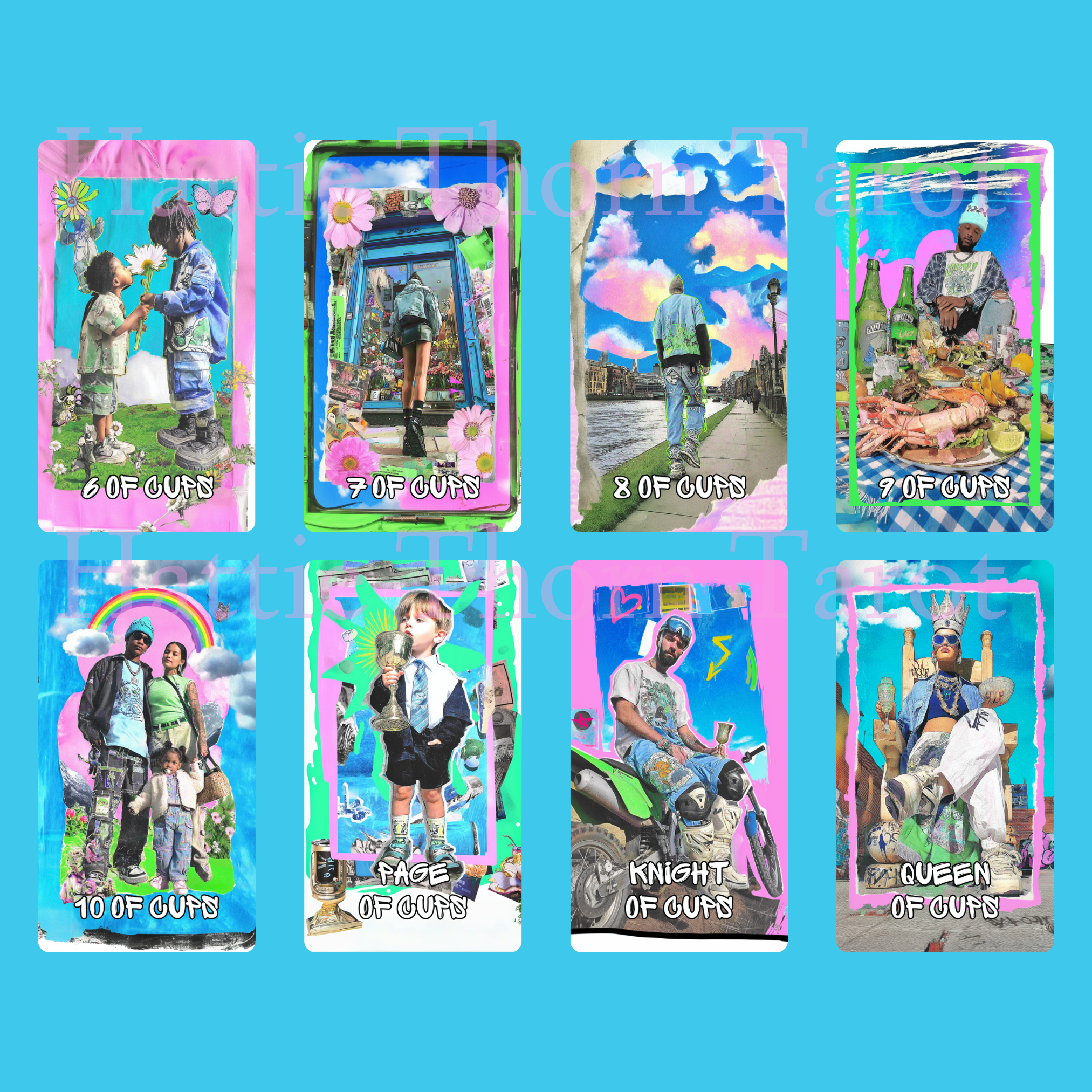 Street Prophets Tarot 🚧 Neon grit, graffiti wisdom, and city soul in every card.