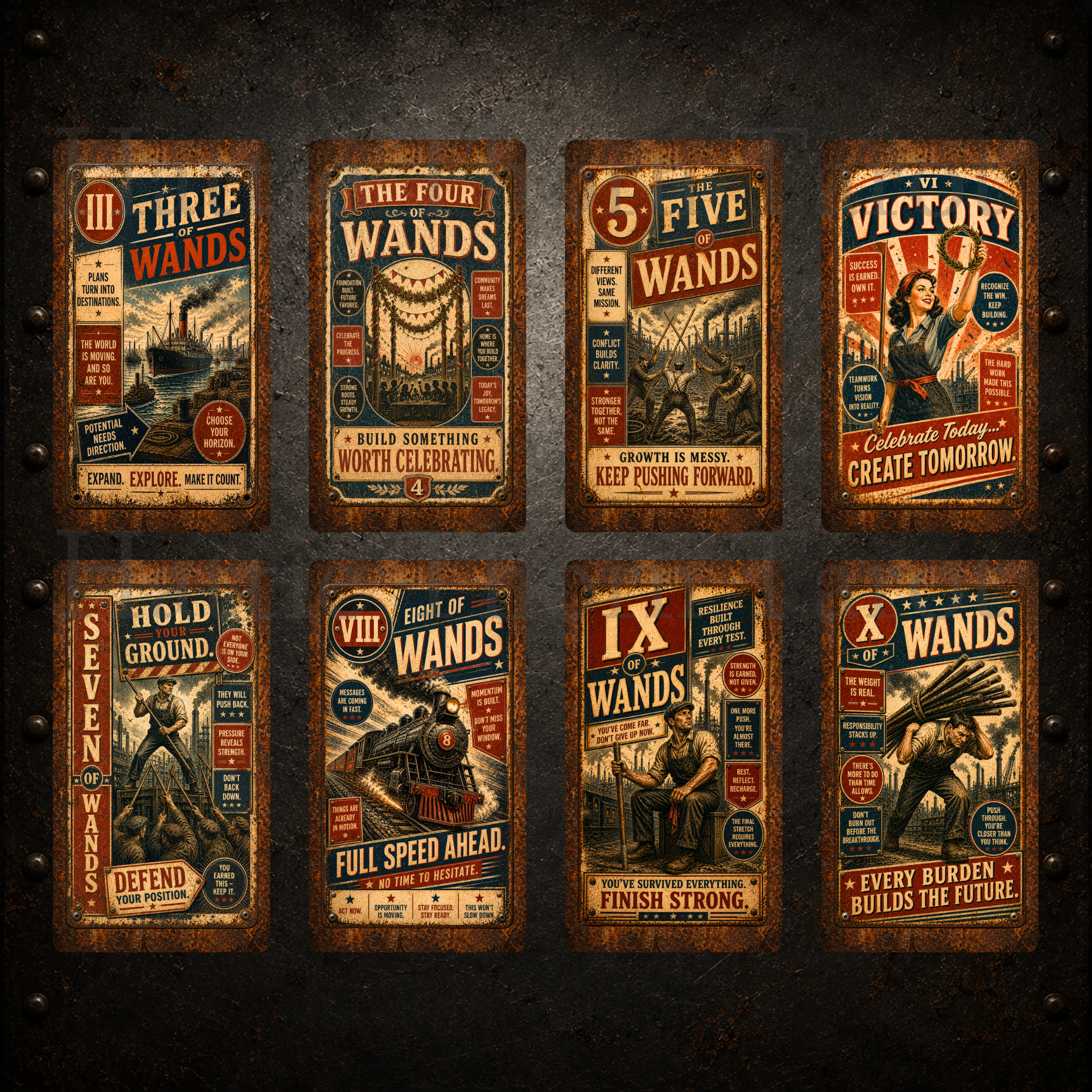 Forged in Truth Tarot ⚙️ Traditional wisdom. No-nonsense truth. Tarot messages in the style of times gone by.