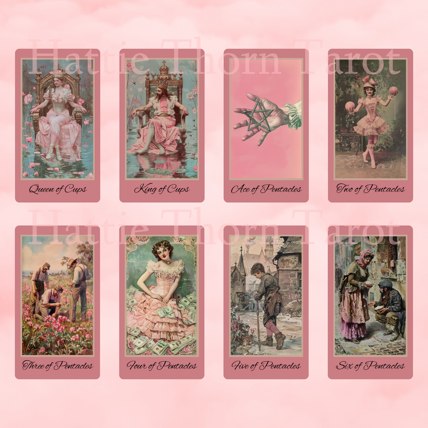 Victorian Muse Tarot by Hattie Thorn. Original Design 78 Card Deck Based on Rider Waite including Victorian Muse Tuck Box