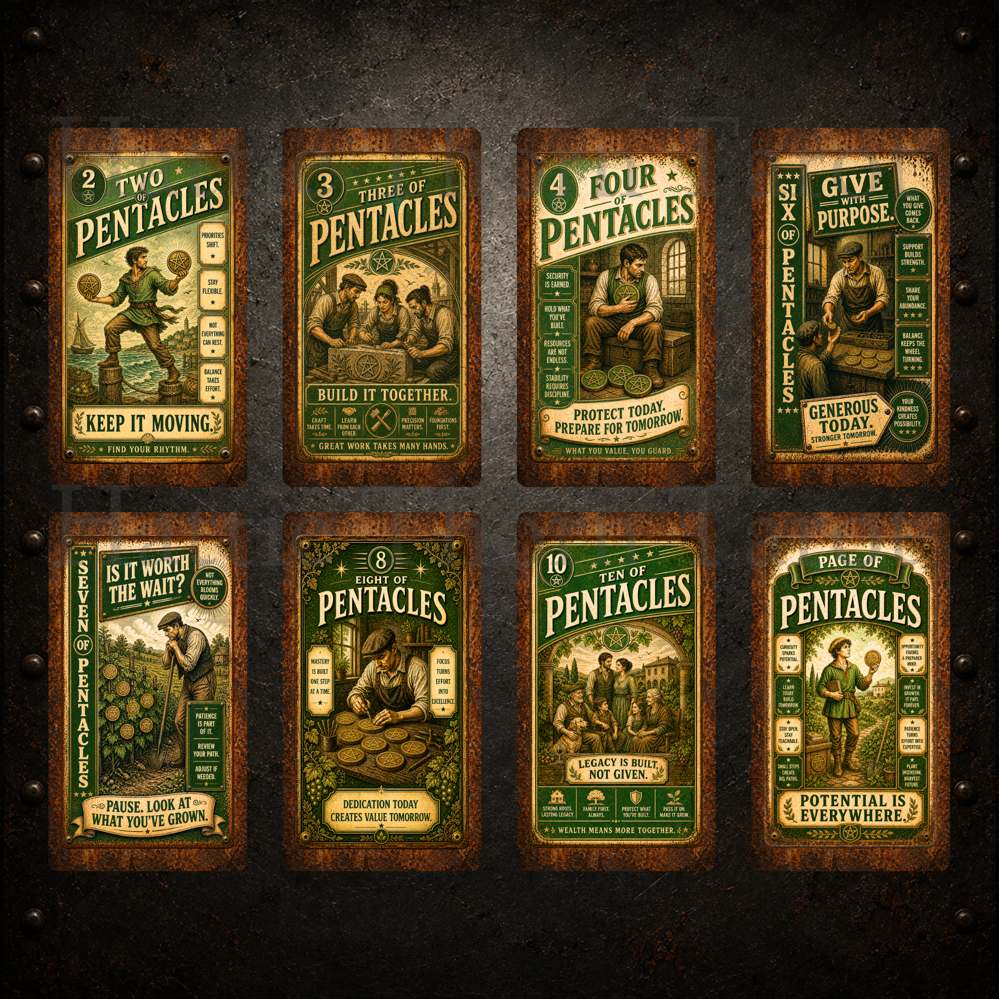 Forged in Truth Tarot ⚙️ Traditional wisdom. No-nonsense truth. Tarot messages in the style of times gone by.