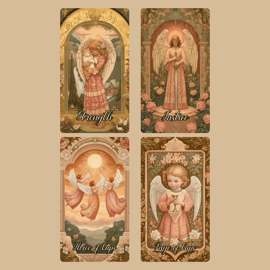 Angelic Bloom 👼 A Celestial 78 - Card Deck of Divine Guidance by Hattie Thorn - Hattie Thorn Tarot