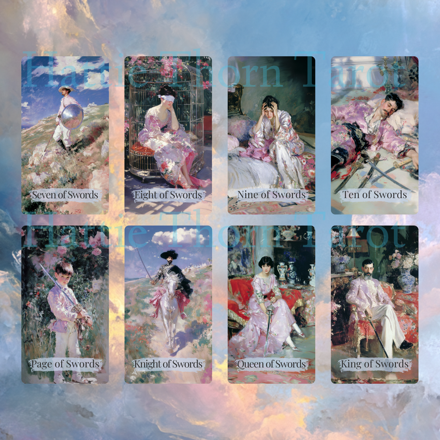 Belle Lumière Tarot 🌤️ A luminous fine art tarot deck inspired by light, movement, and painterly beauty - Hattie Thorn Tarot