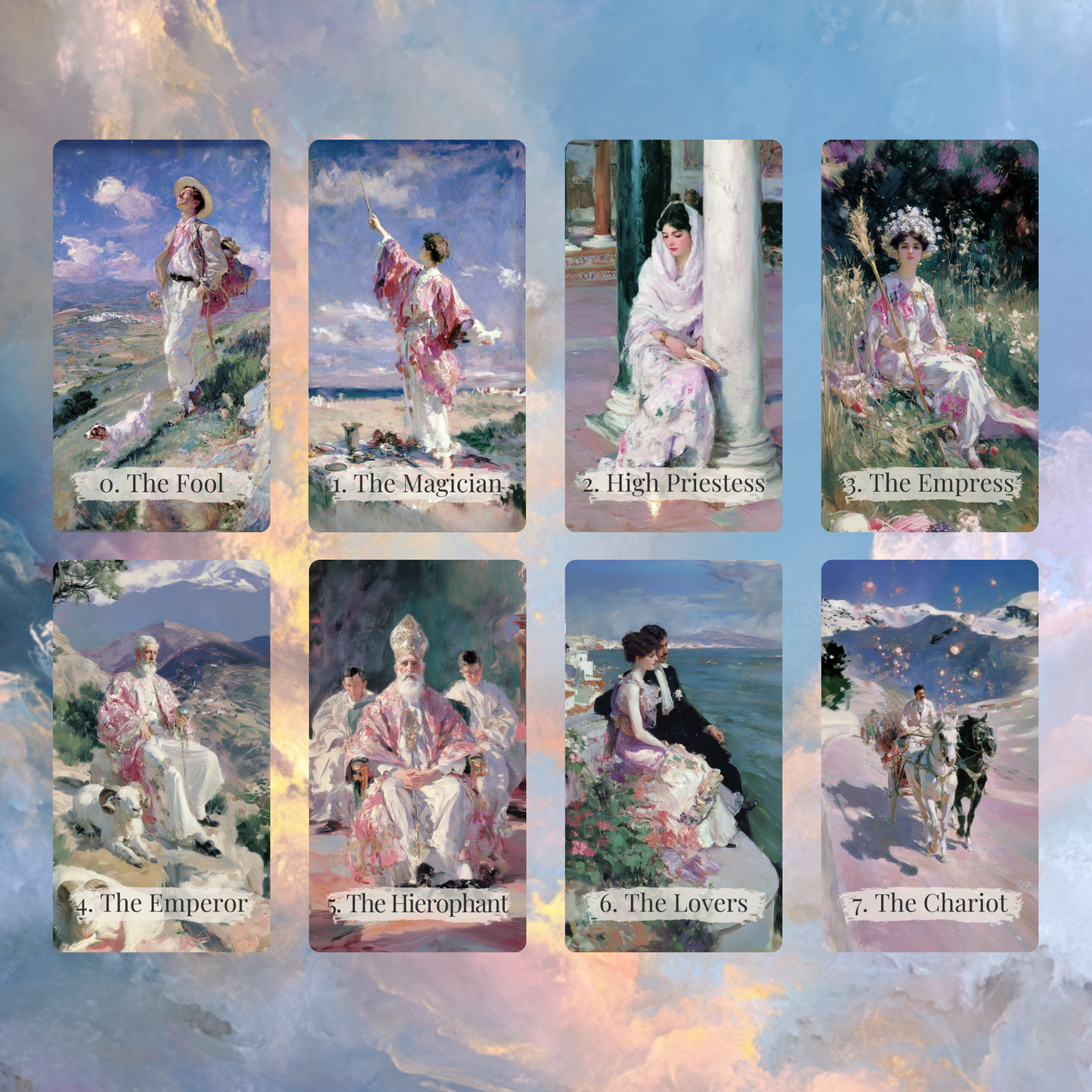 Belle Lumière Tarot 🌤️ A luminous fine art tarot deck inspired by light, movement, and painterly beauty - Hattie Thorn Tarot