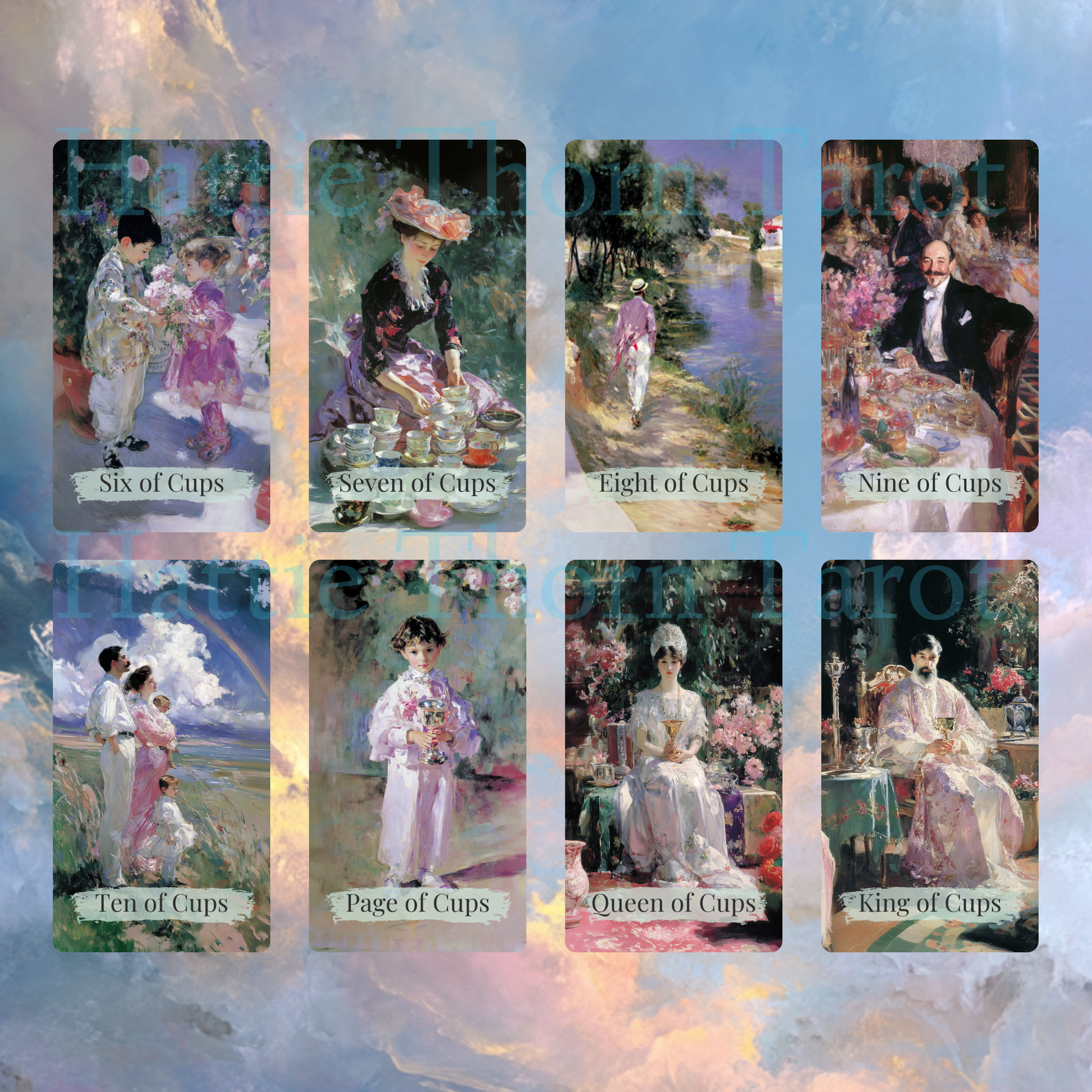 Belle Lumière Tarot 🌤️ A luminous fine art tarot deck inspired by light, movement, and painterly beauty - Hattie Thorn Tarot