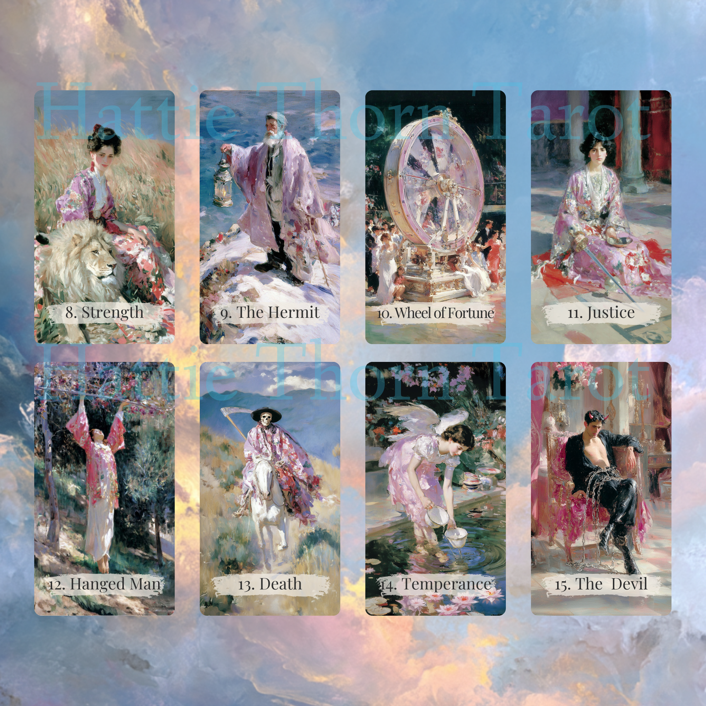 Belle Lumière Tarot 🌤️ A luminous fine art tarot deck inspired by light, movement, and painterly beauty - Hattie Thorn Tarot