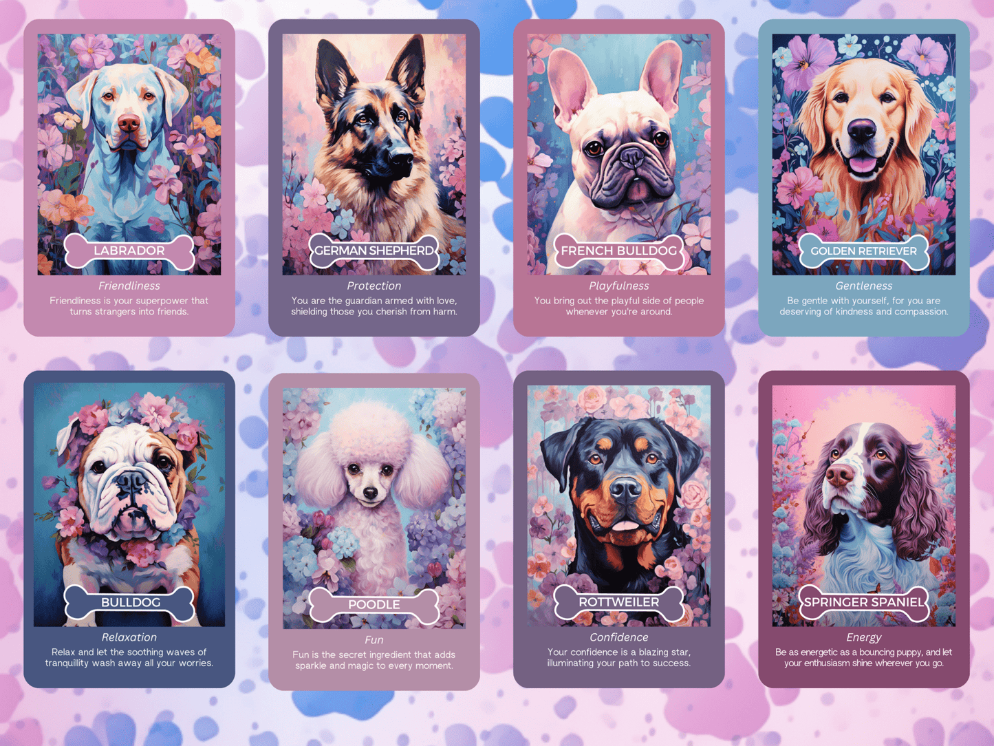 Dogs and Daisies Oracle 🐾 Loyal companions, blooming wisdom. - Hattie Thorn Tarot