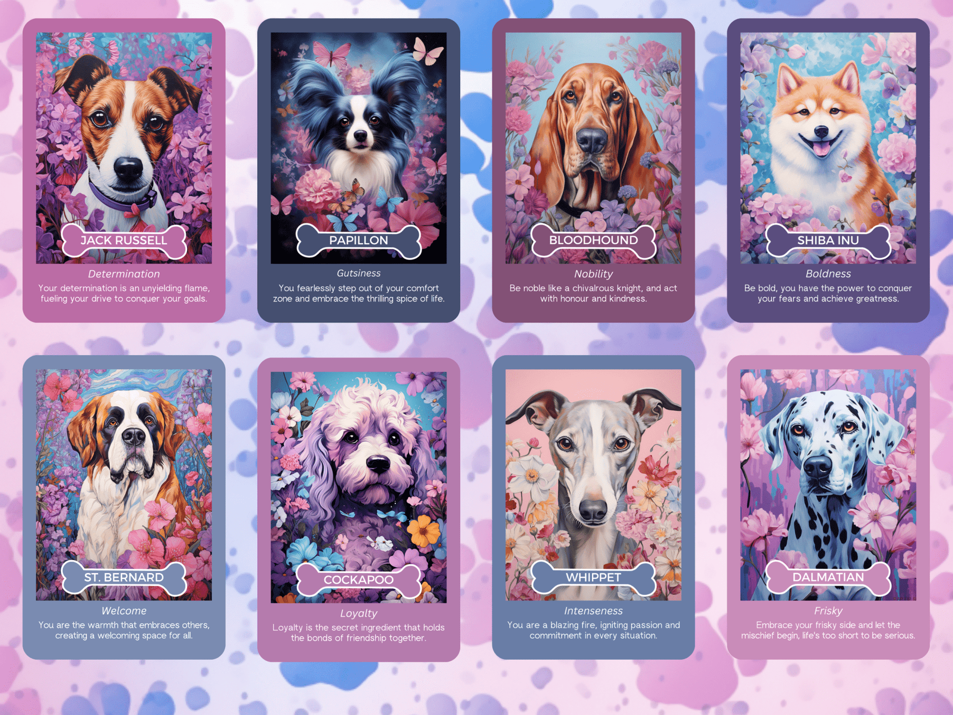 Dogs and Daisies Oracle 🐾 Loyal companions, blooming wisdom. - Hattie Thorn Tarot