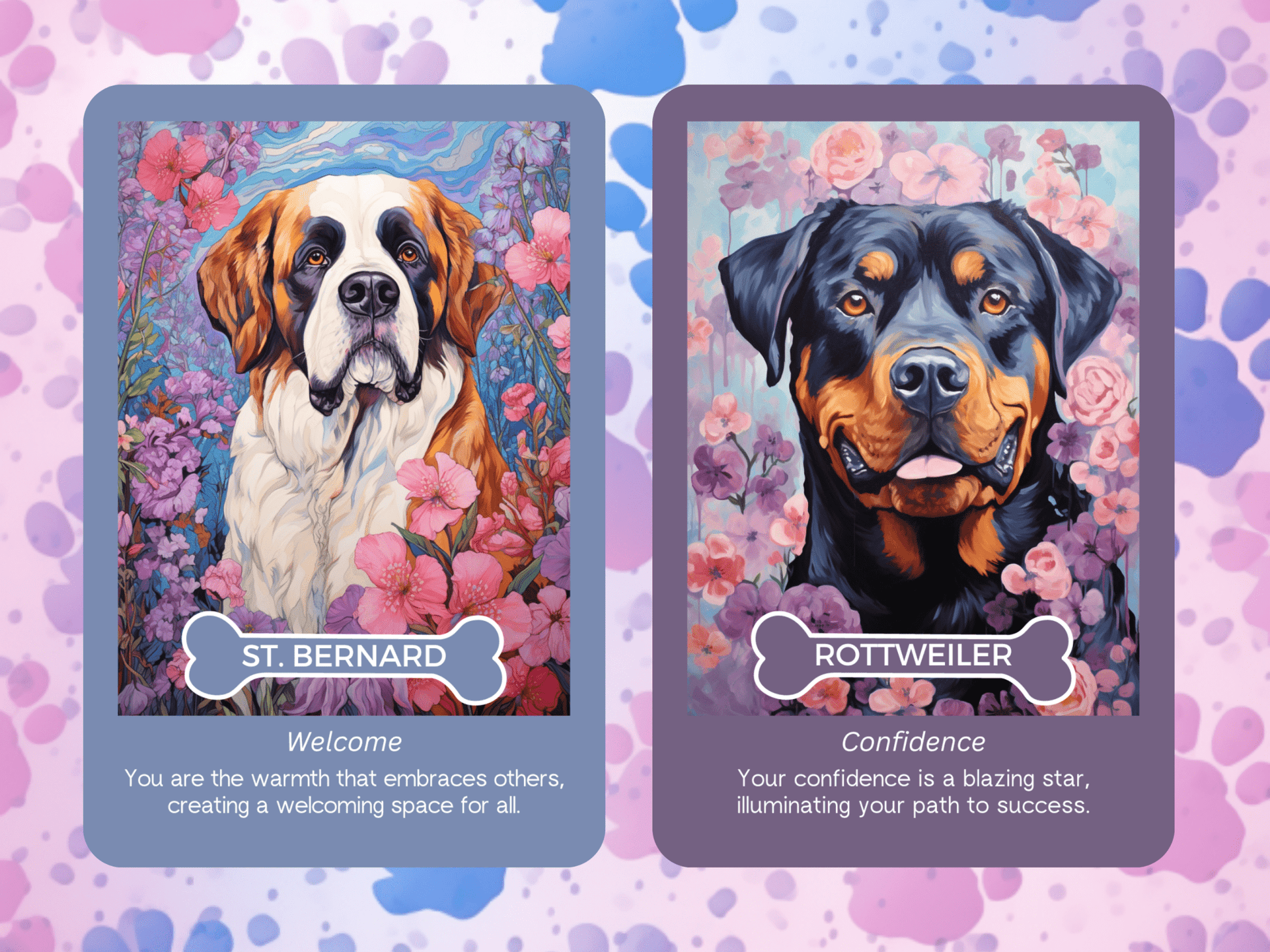 Dogs and Daisies Oracle 🐾 Loyal companions, blooming wisdom. - Hattie Thorn Tarot