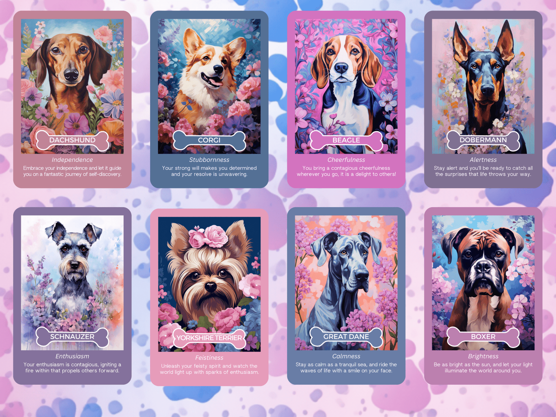 Dogs and Daisies Oracle 🐾 Loyal companions, blooming wisdom. - Hattie Thorn Tarot