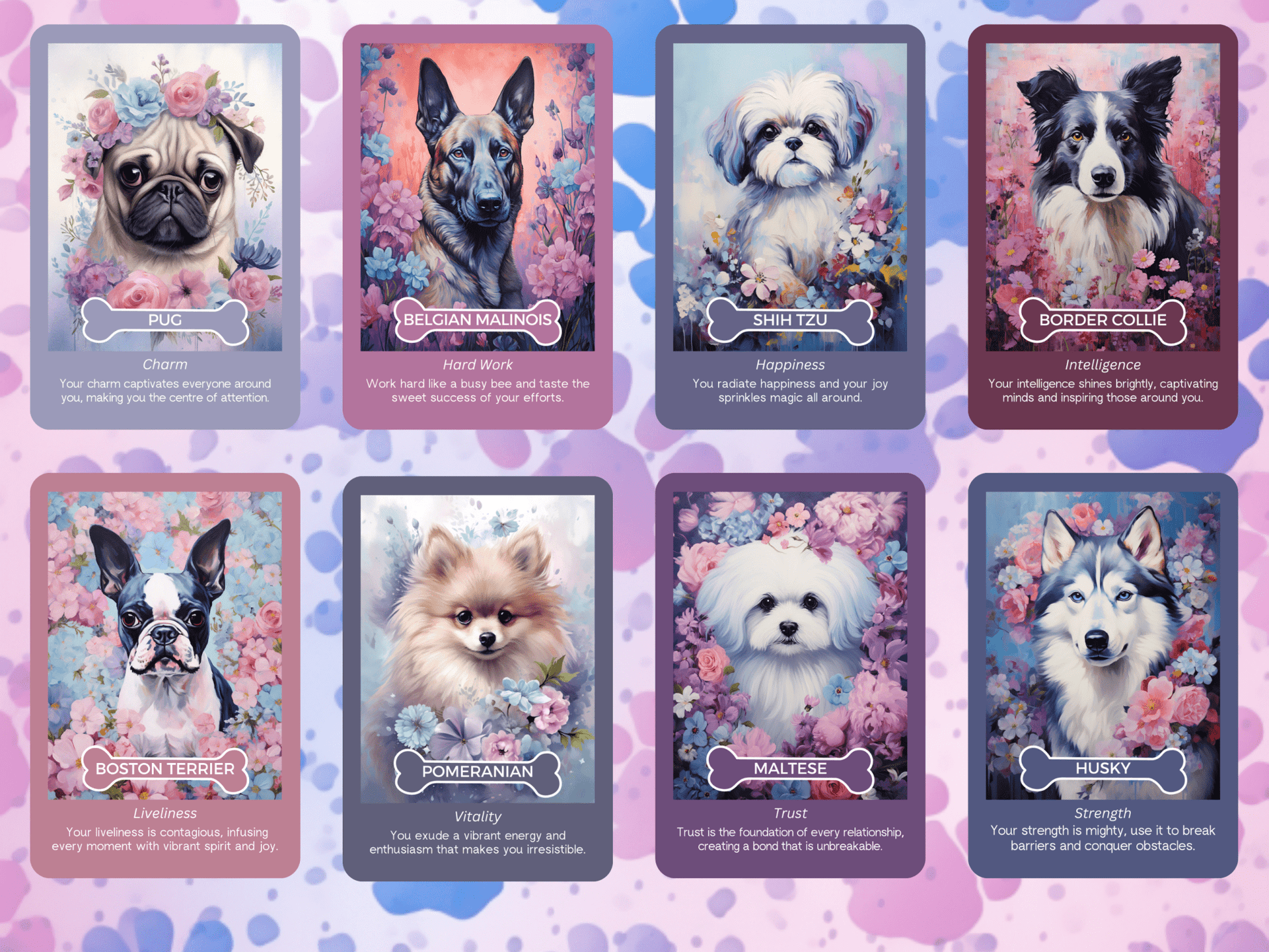 Dogs and Daisies Oracle 🐾 Loyal companions, blooming wisdom. - Hattie Thorn Tarot