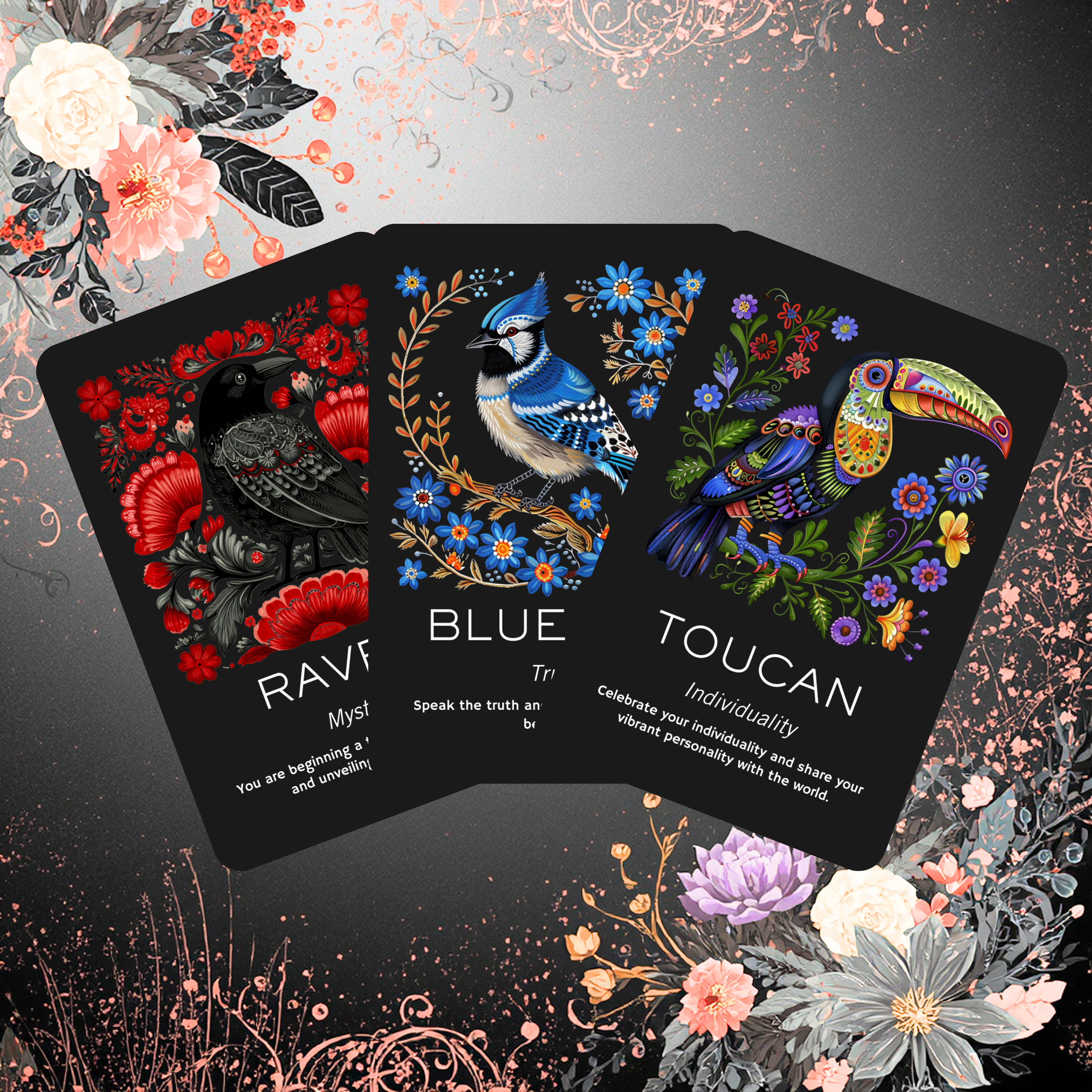 🐦‍⬛ Folk Birds Oracle — A Whisper of Hedgerow Magic & Feathered Wisdom 🐦‍⬛ - Hattie Thorn Tarot