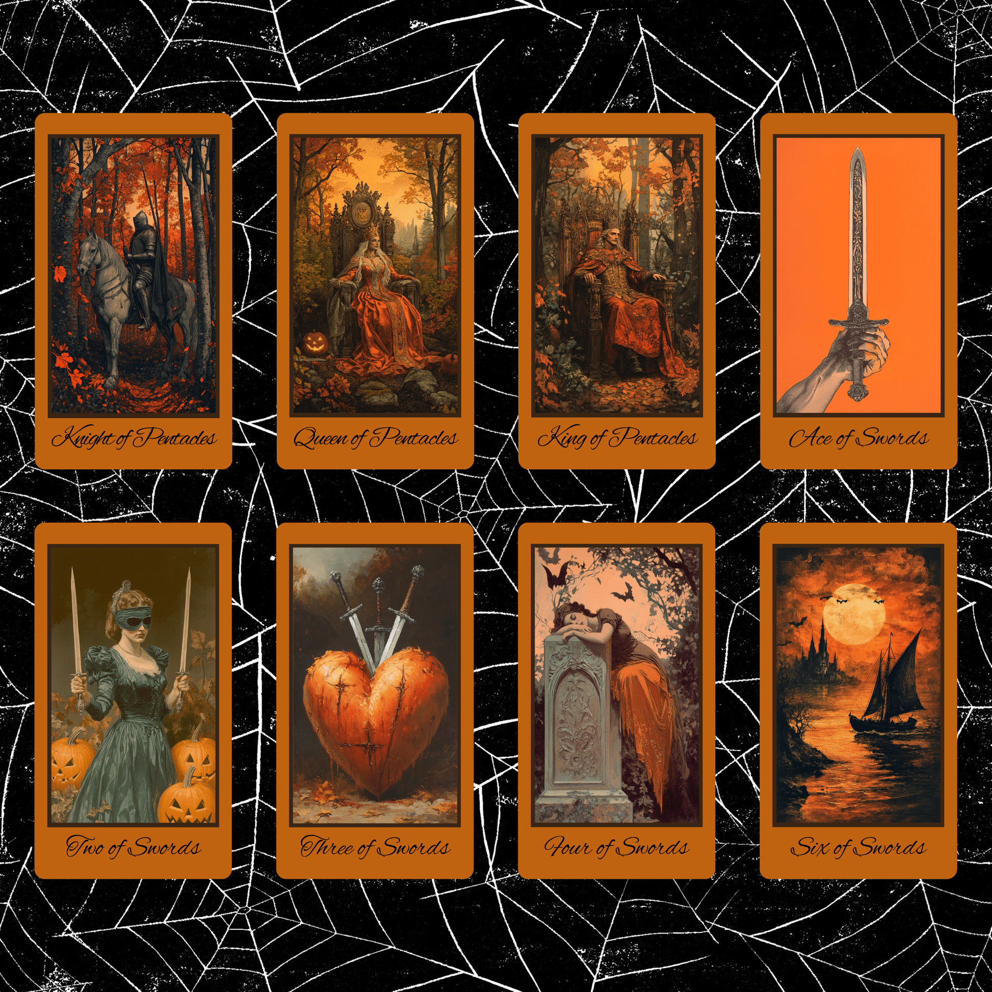 Halloween Yesteryear 🎃 A nostalgic 78 - card deck conjuring vintage Halloween mystery and magic - Hattie Thorn Tarot