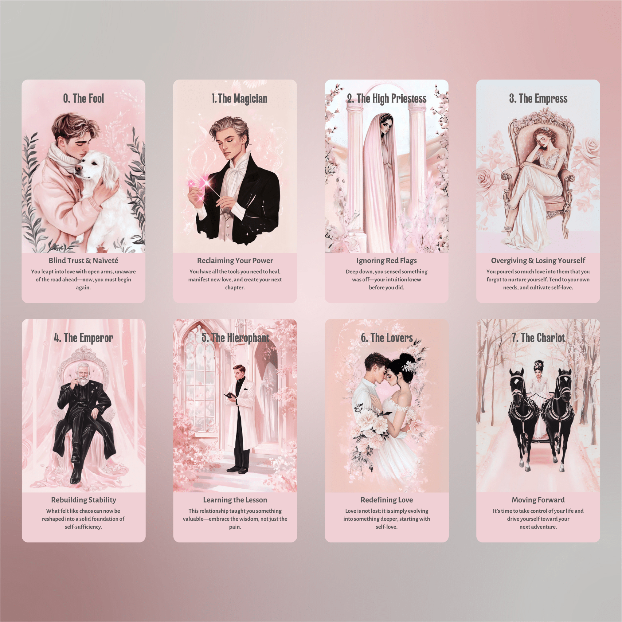 Heartbreak Tarot & Oracle Bundle 💔 A 2 - deck healing set for love lost, truth faced, and strength reclaimed - Hattie Thorn Tarot