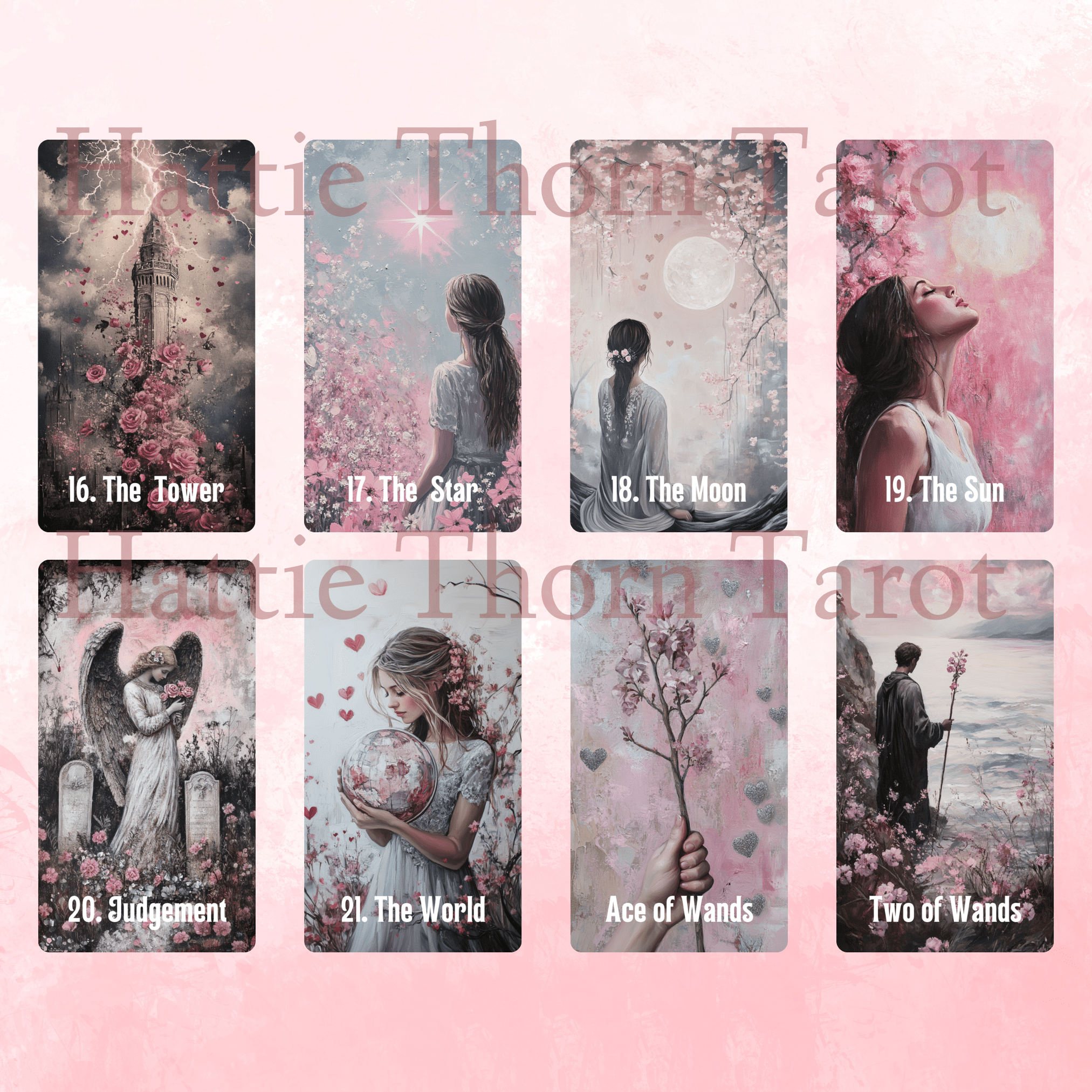 Lovers' Path Tarot 💖 A 78 - card tarot deck exploring love, connection, and the soulful art of romance - Hattie Thorn Tarot
