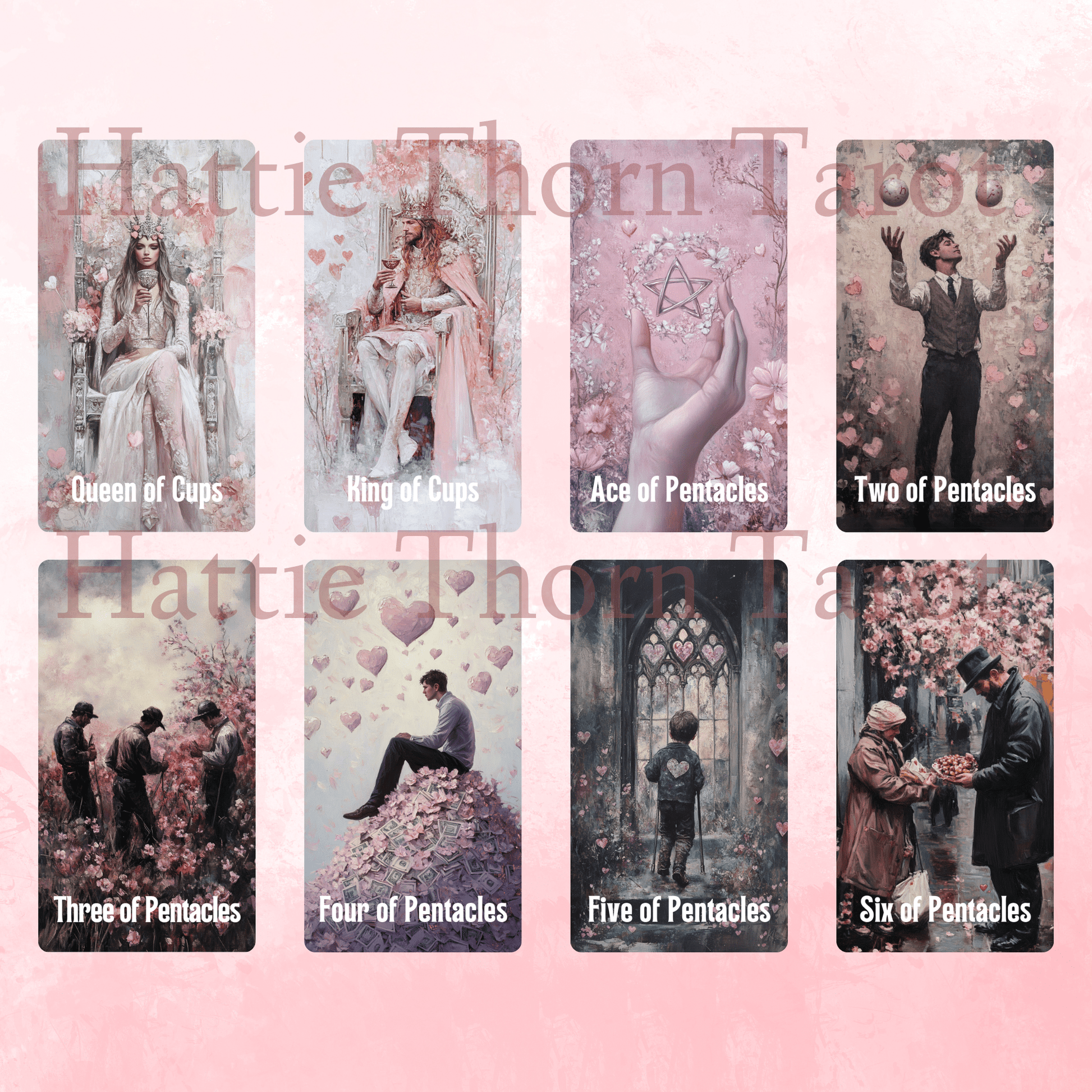 Lovers' Path Tarot 💖 A 78 - card tarot deck exploring love, connection, and the soulful art of romance - Hattie Thorn Tarot