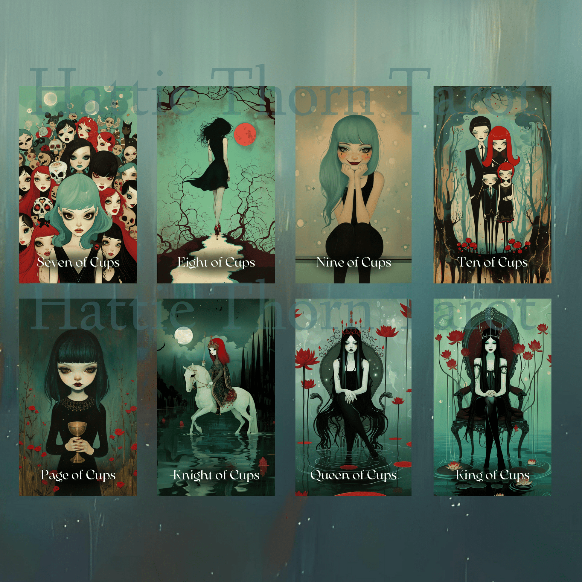 Mystic Maidens Tarot ✨ A 78 - card tarot deck embodying divine feminine power and gentle insight - Hattie Thorn Tarot