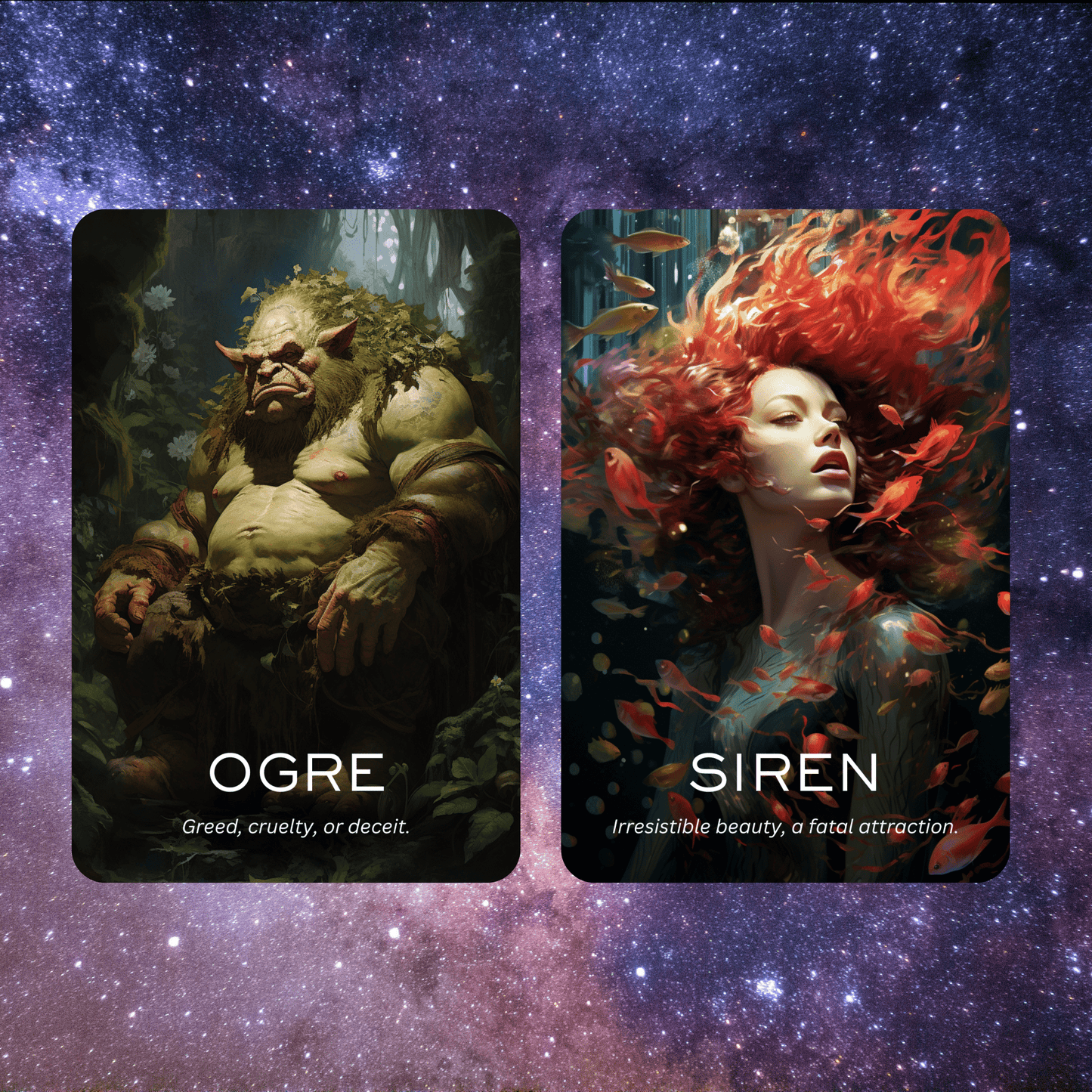 Myths & Monsters Oracle 🐉 Ancient legends. Hidden truths. One deck to summon them all. - Hattie Thorn Tarot