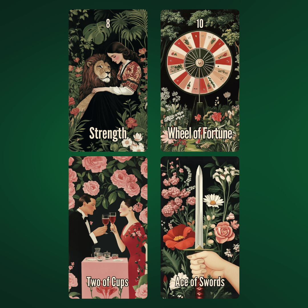 Nightshade Tarot 🌿 A 78 - card journey through bloom, decay, and the wisdom hidden in shadow - Hattie Thorn Tarot