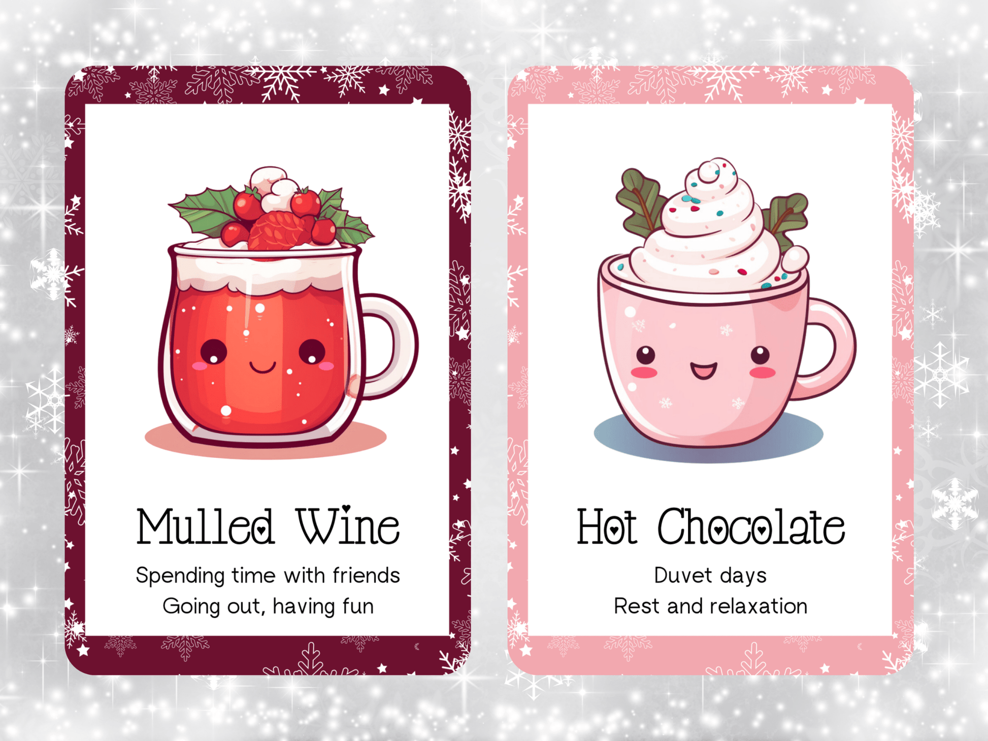 Retiring Soon! Cute Kawaii Christmas Oracle 🎄 A festive deck of joy, sweetness, and gentle seasonal guidance. - Hattie Thorn Tarot